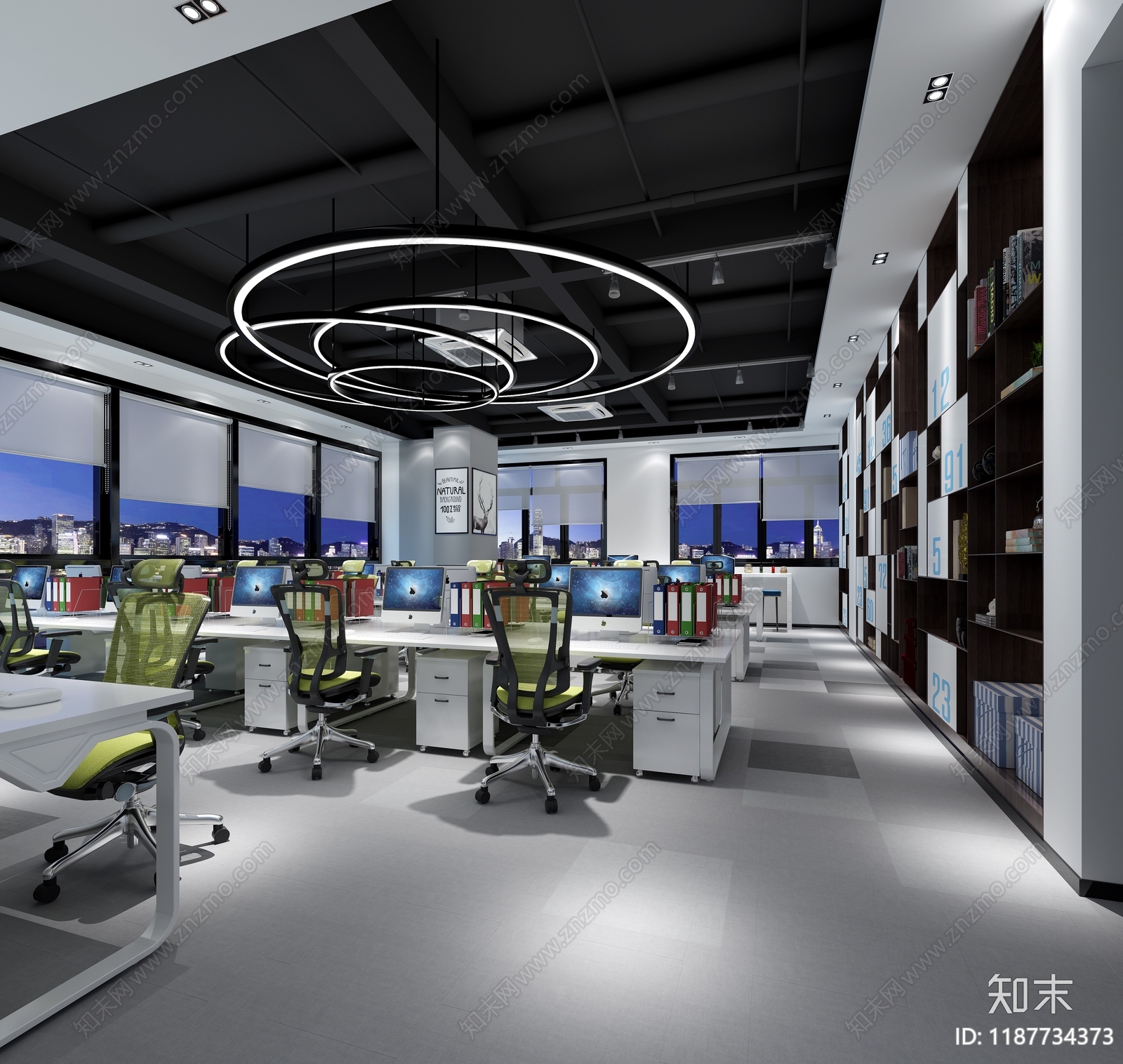 其他办公空间cad施工图下载【ID:1187734373】