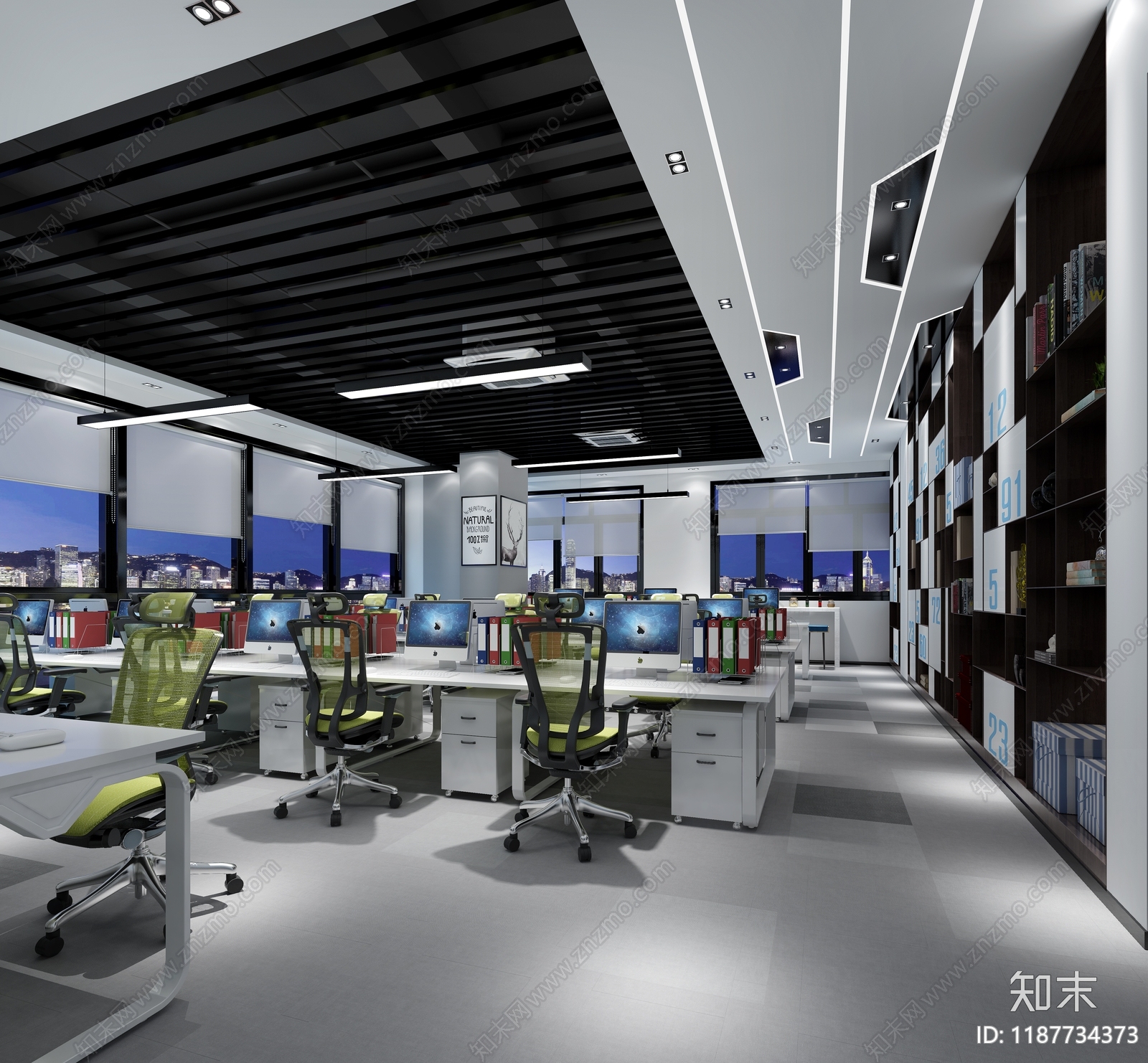 其他办公空间cad施工图下载【ID:1187734373】