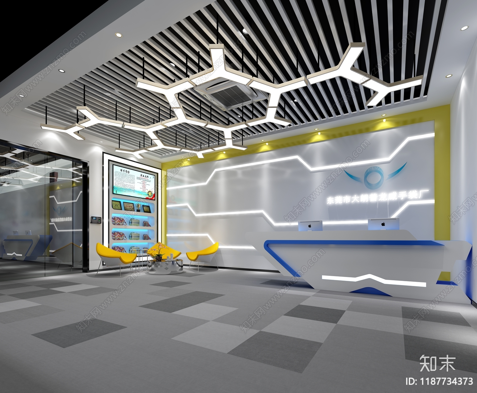 其他办公空间cad施工图下载【ID:1187734373】