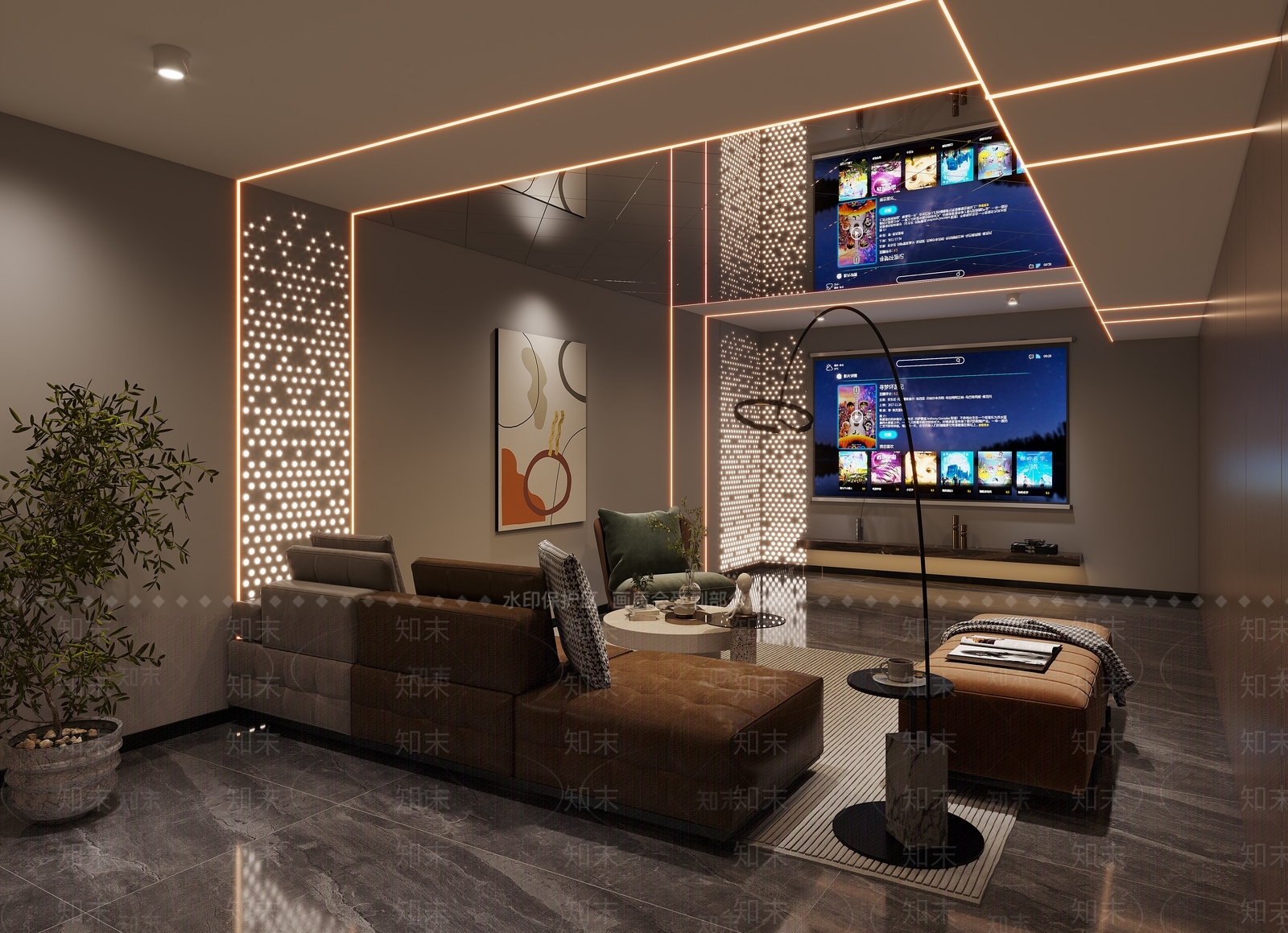 现代电影院3D模型下载【ID:1187739238】
