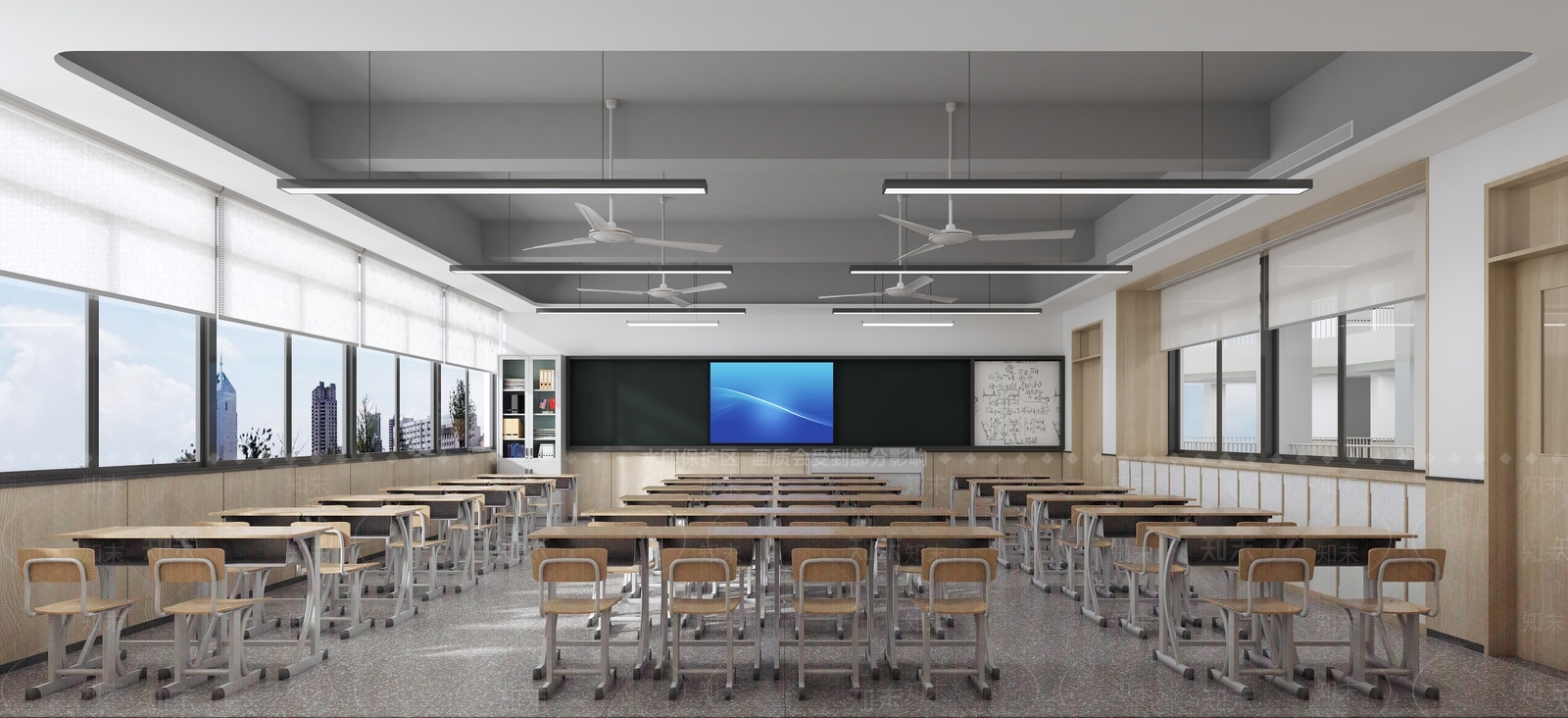 现代中庭3D模型下载【ID:1215047287】