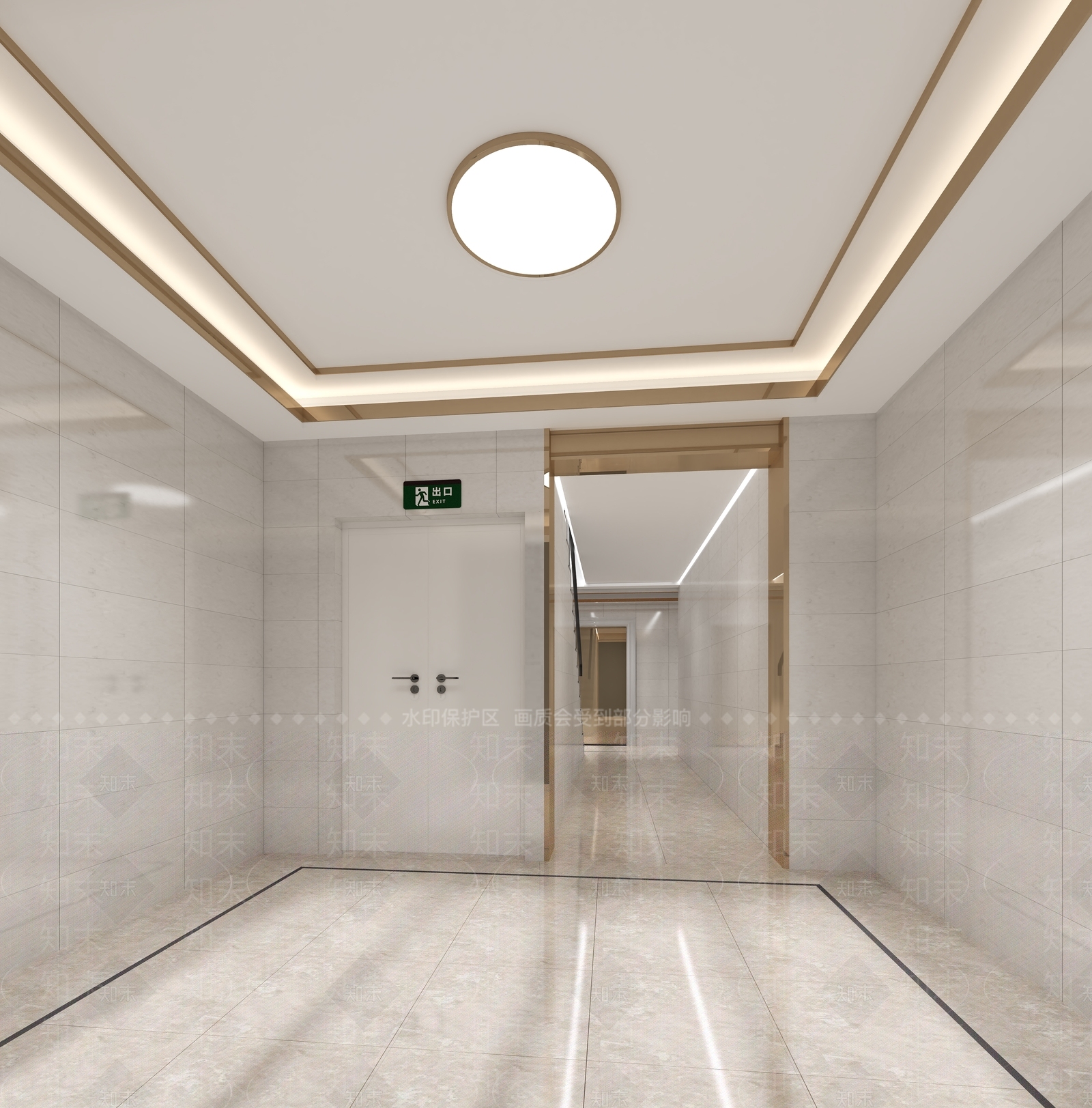 现代办公大厅3D模型下载【ID:1187742612】