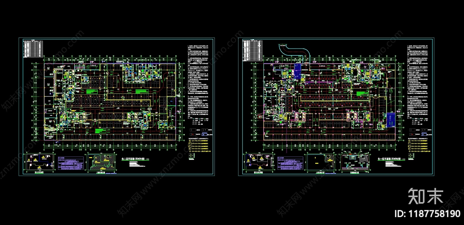 建筑平面图施工图下载【ID:1187758190】