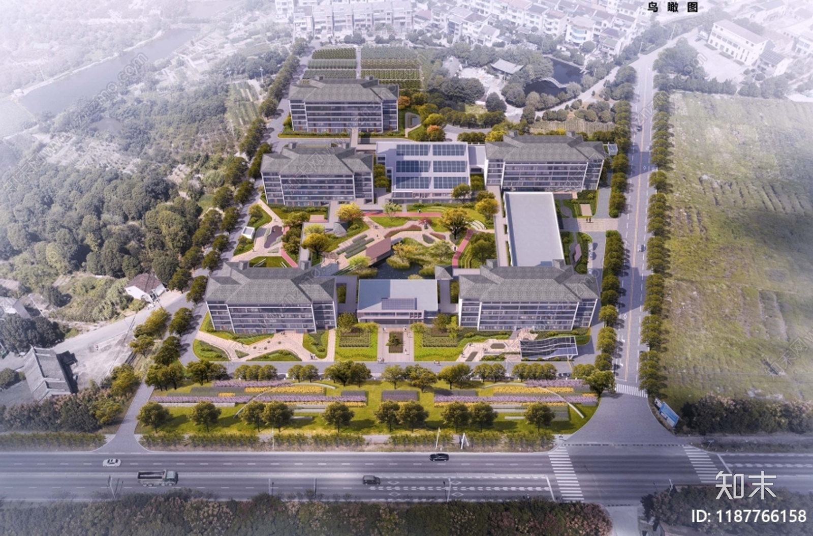 现代医院建筑cad施工图下载【ID:1187766158】