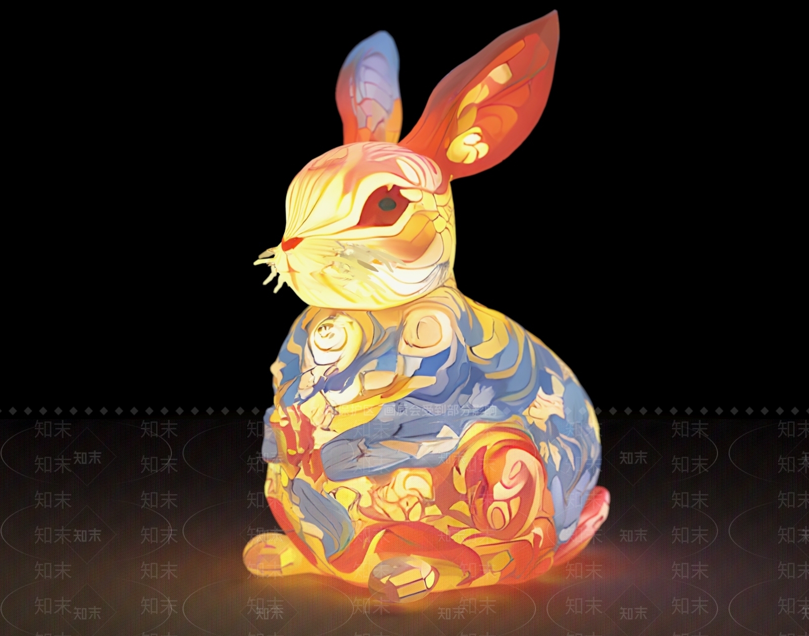 现代灯笼3D模型下载【ID:1187782861】