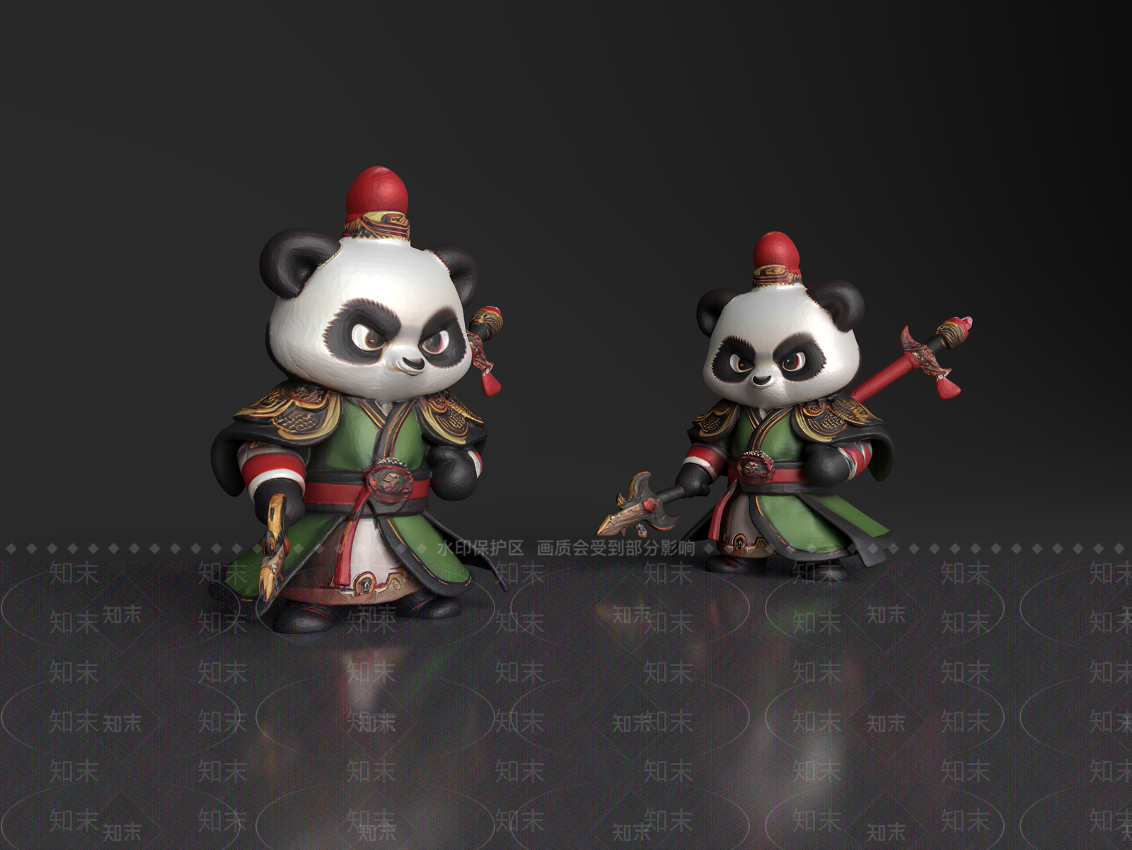 爬行类动物3D模型下载【ID:1187781354】