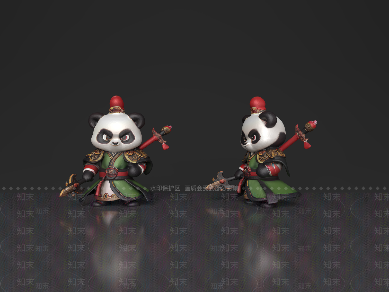 爬行类动物3D模型下载【ID:1187781354】