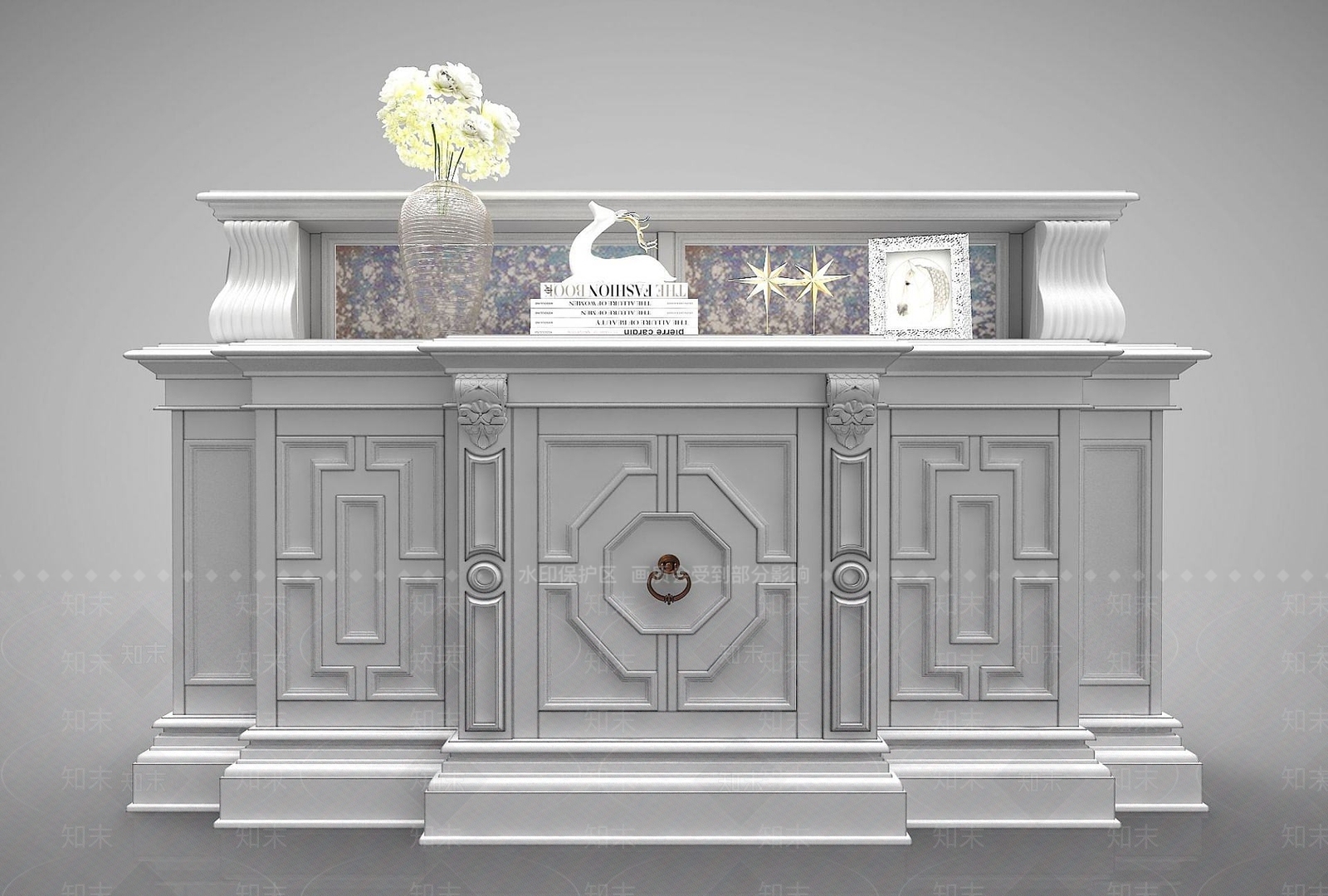 现代衣柜3D模型下载【ID:1187783433】
