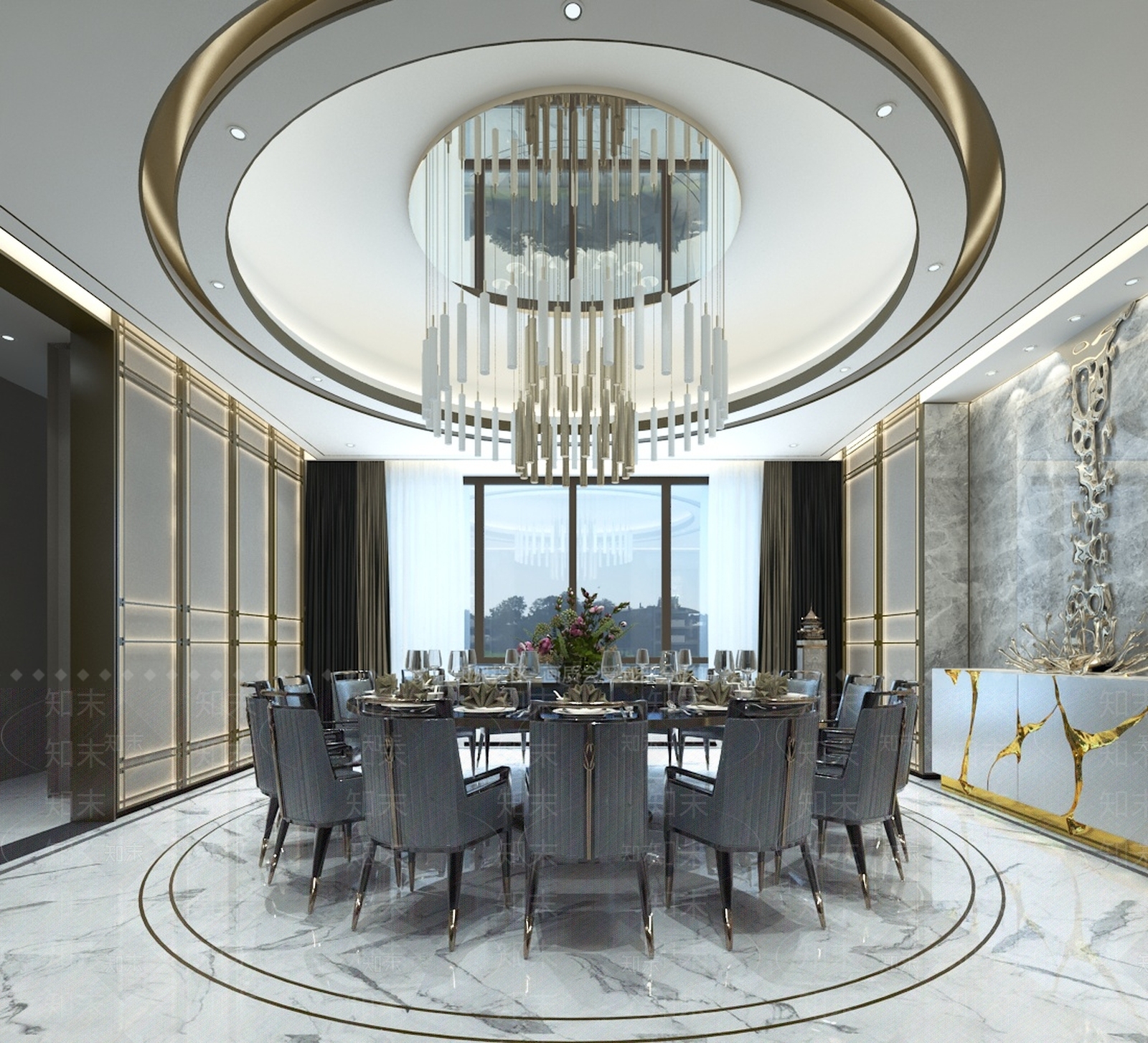 现代包厢3D模型下载【ID:1187787472】