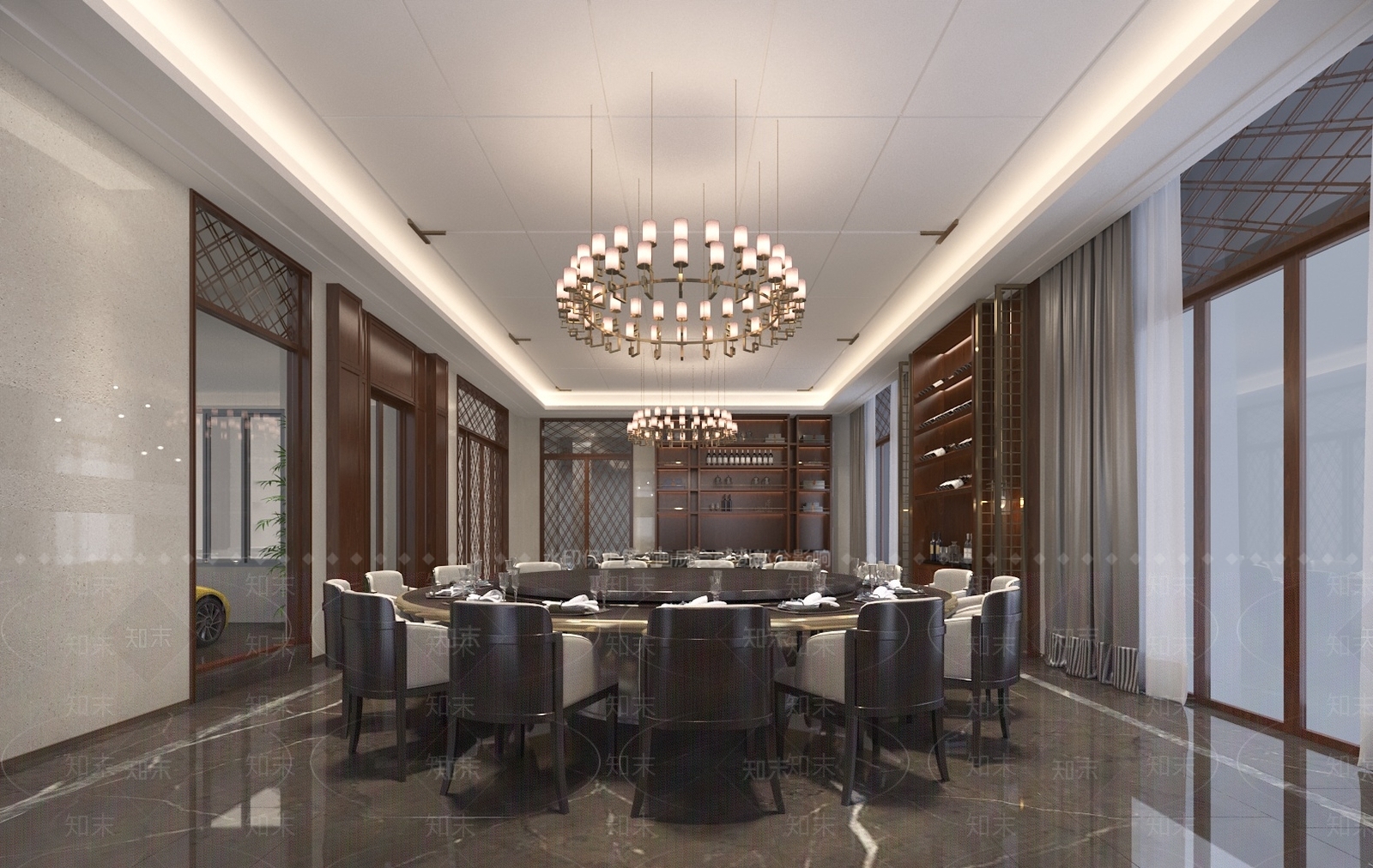 现代包厢3D模型下载【ID:1187788084】