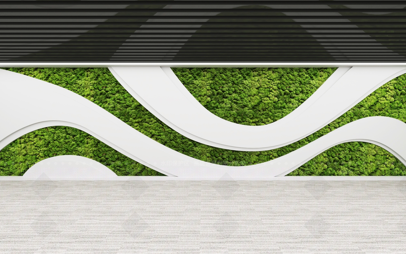 绿植墙3D模型下载【ID:1187791299】