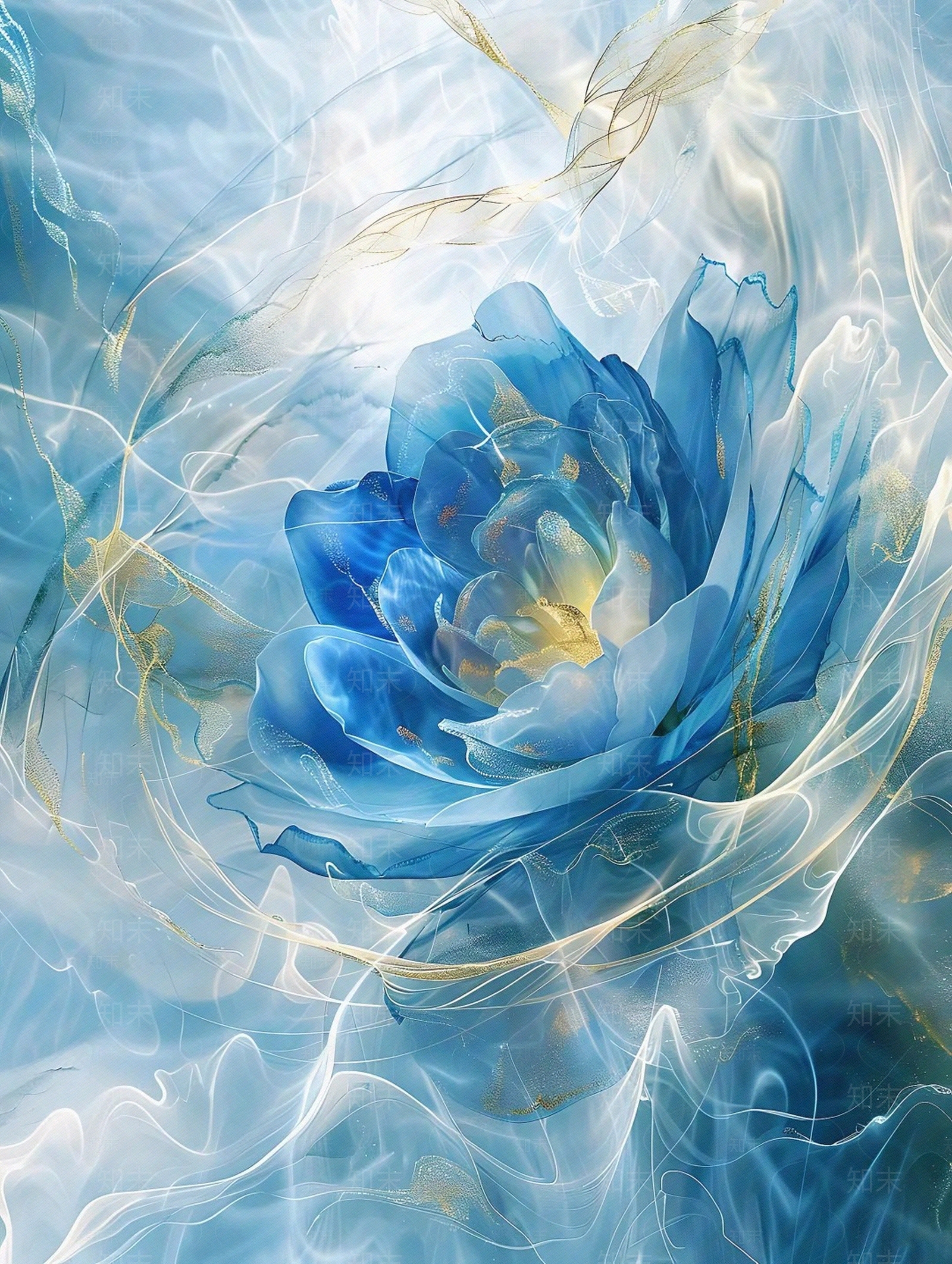 新中式现代花纹壁纸贴图下载【ID:1187791562】