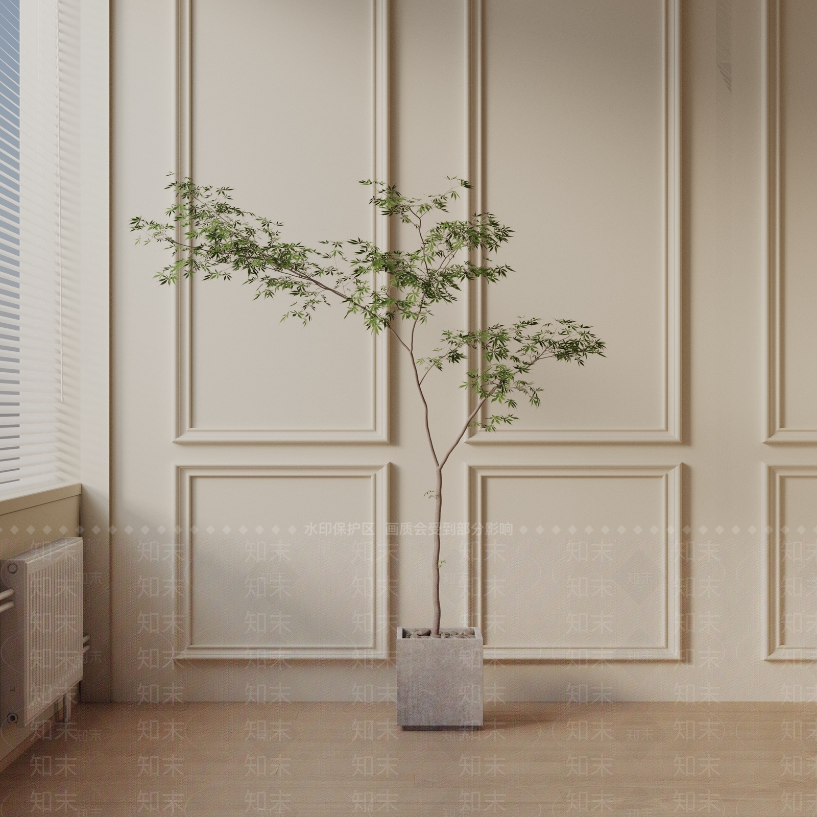 盆栽3D模型下载【ID:1187793439】