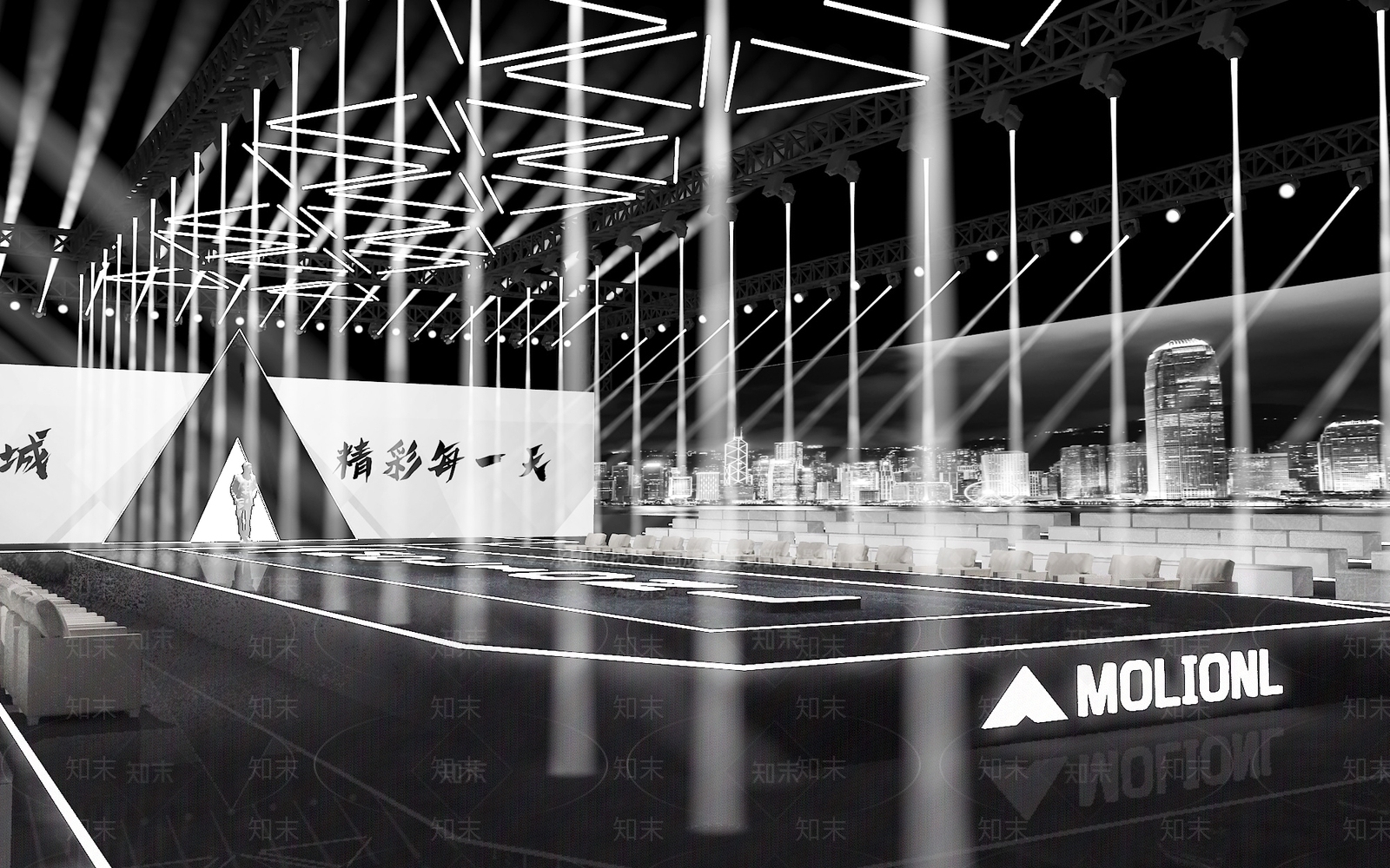 现代舞台3D模型下载【ID:1187793631】