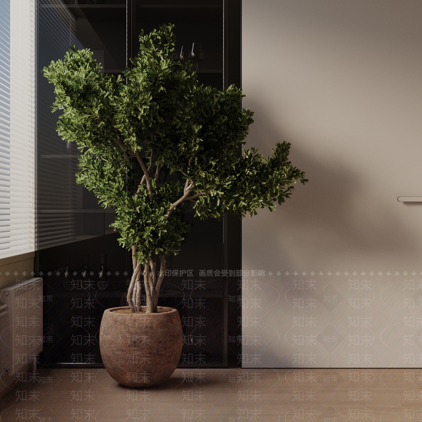 盆栽3D模型下载【ID:1187794108】