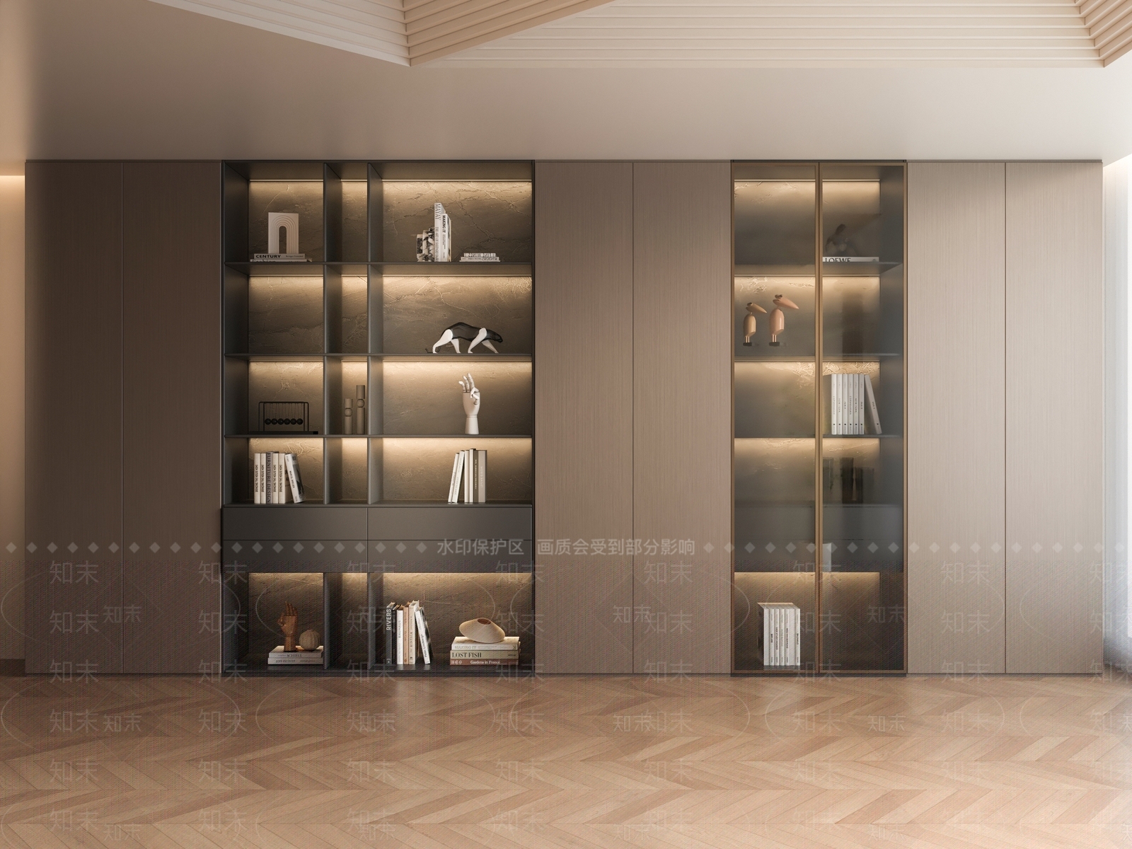 现代酒柜3D模型下载【ID:1187794327】