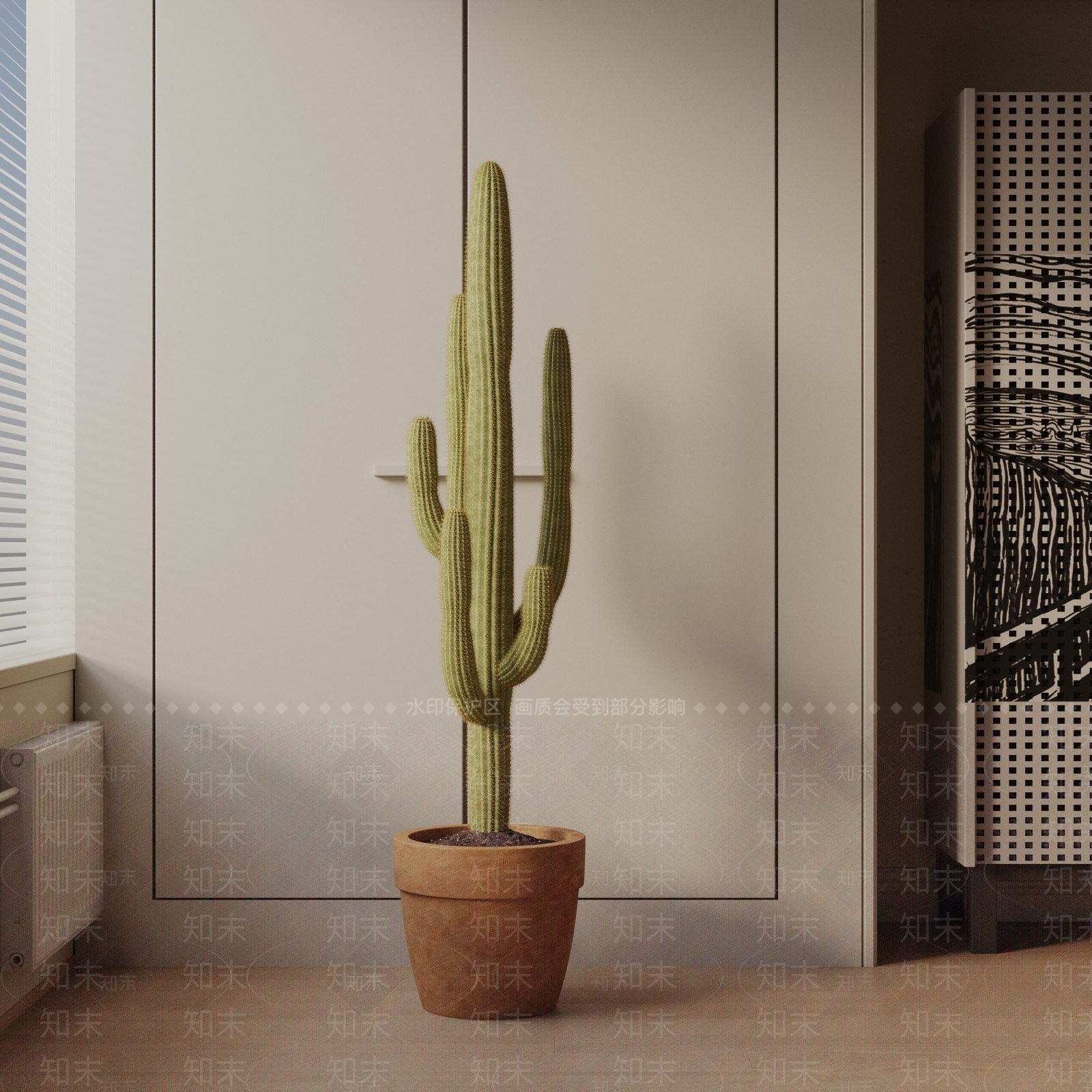 盆栽3D模型下载【ID:1187795021】