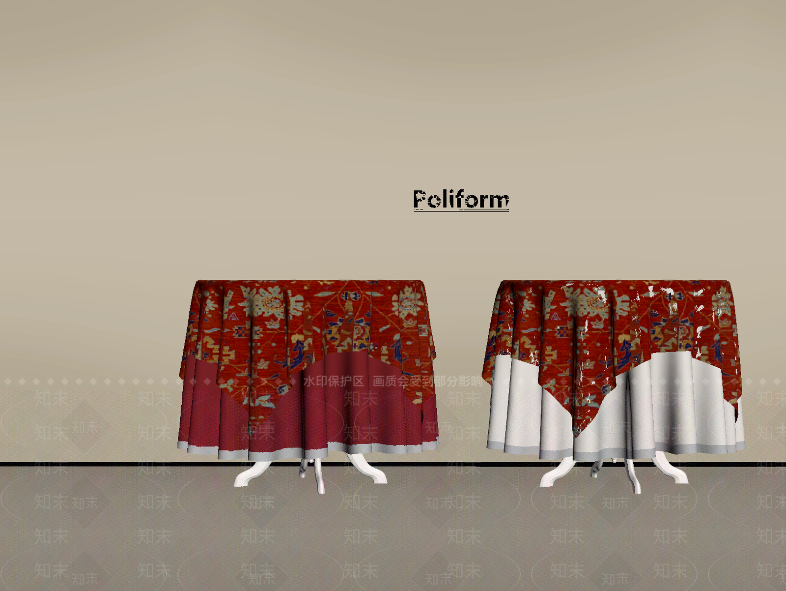 法式餐桌SU模型下载【ID:1187795080】