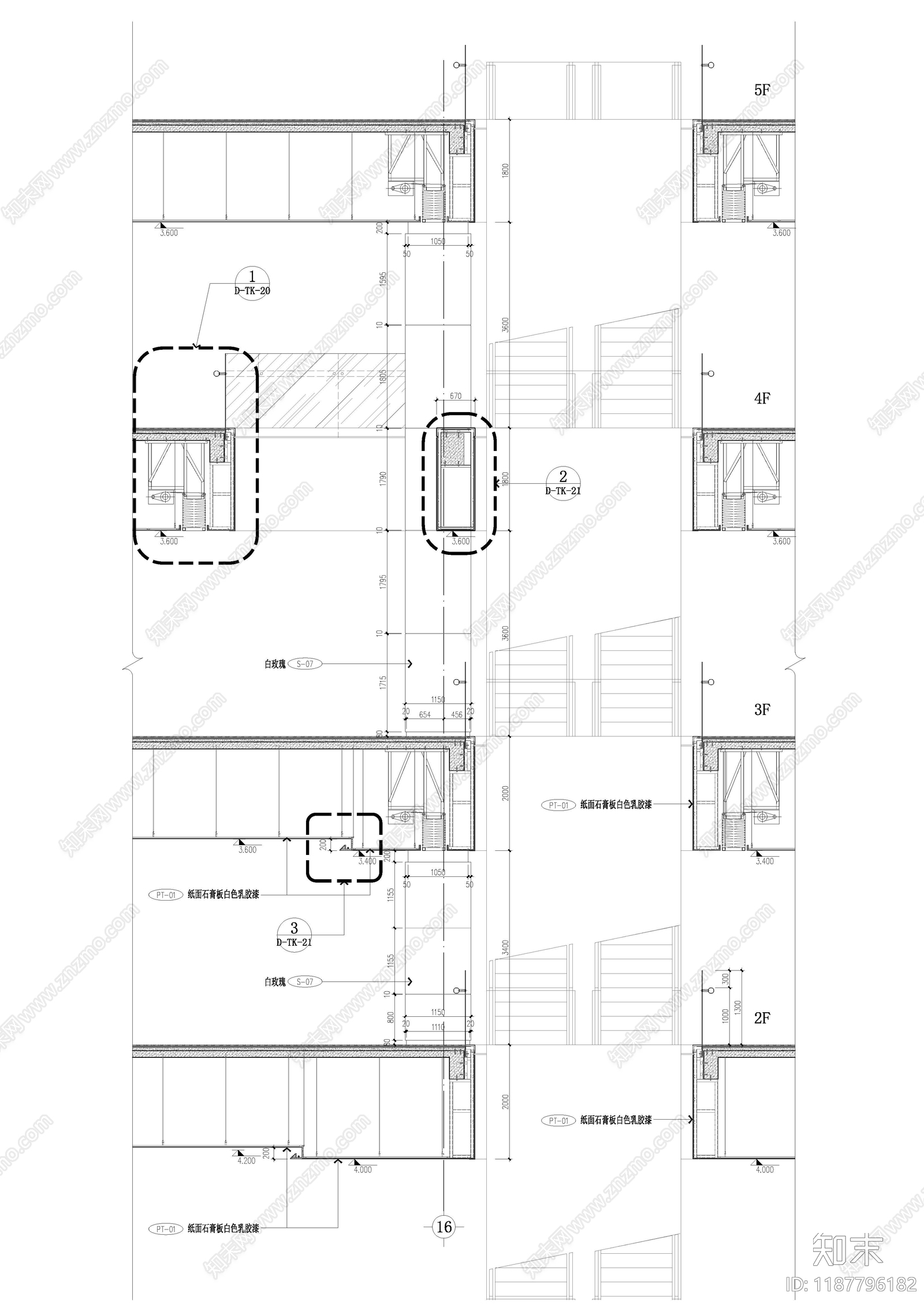 现代商场施工图下载【ID:1187796182】