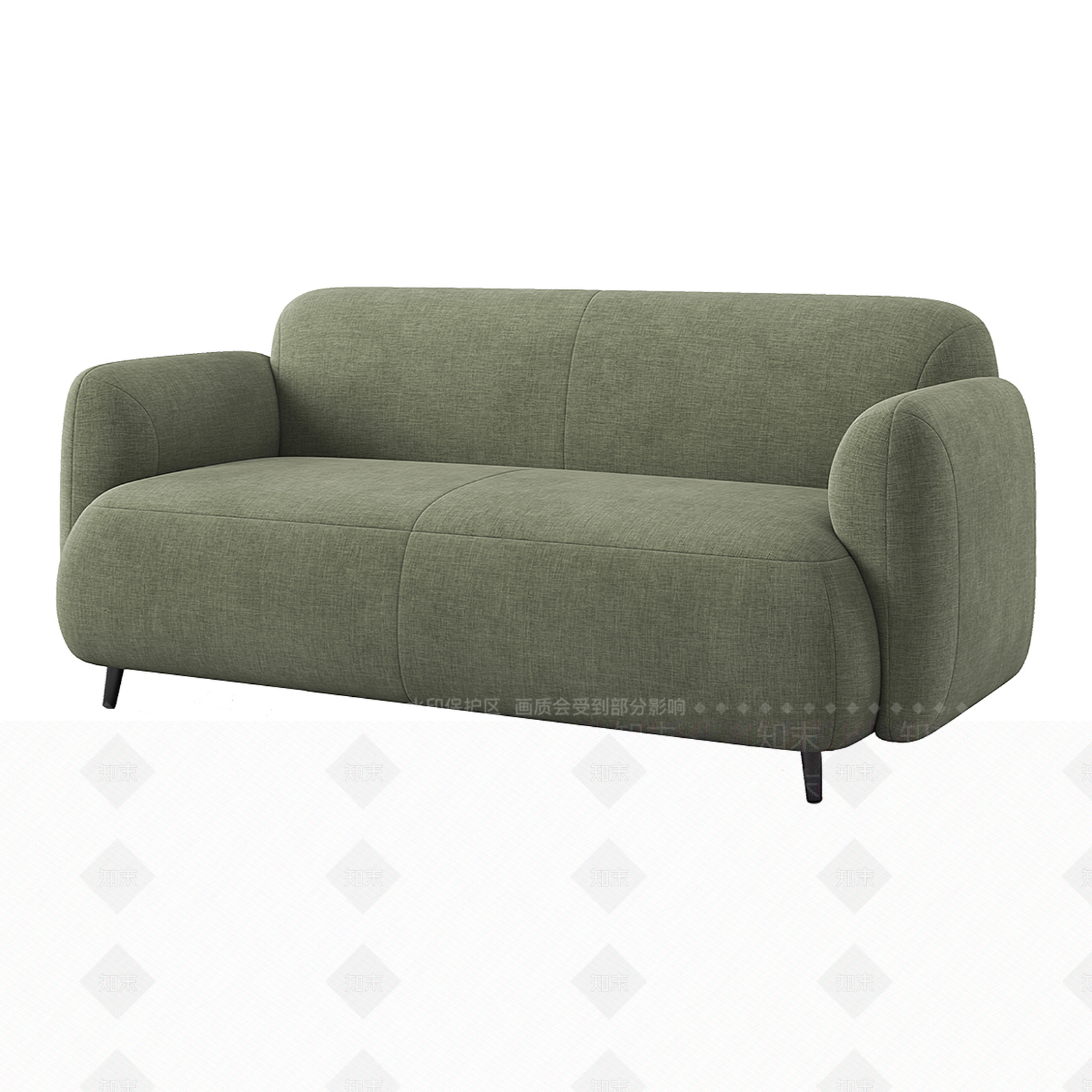 现代三人沙发3D模型下载【ID:1187805402】