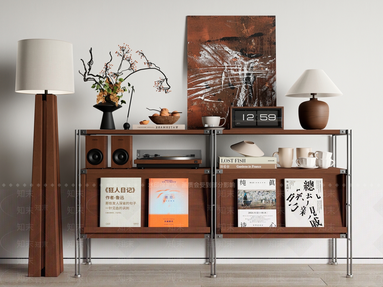 中古玄关柜3D模型下载【ID:1187807313】