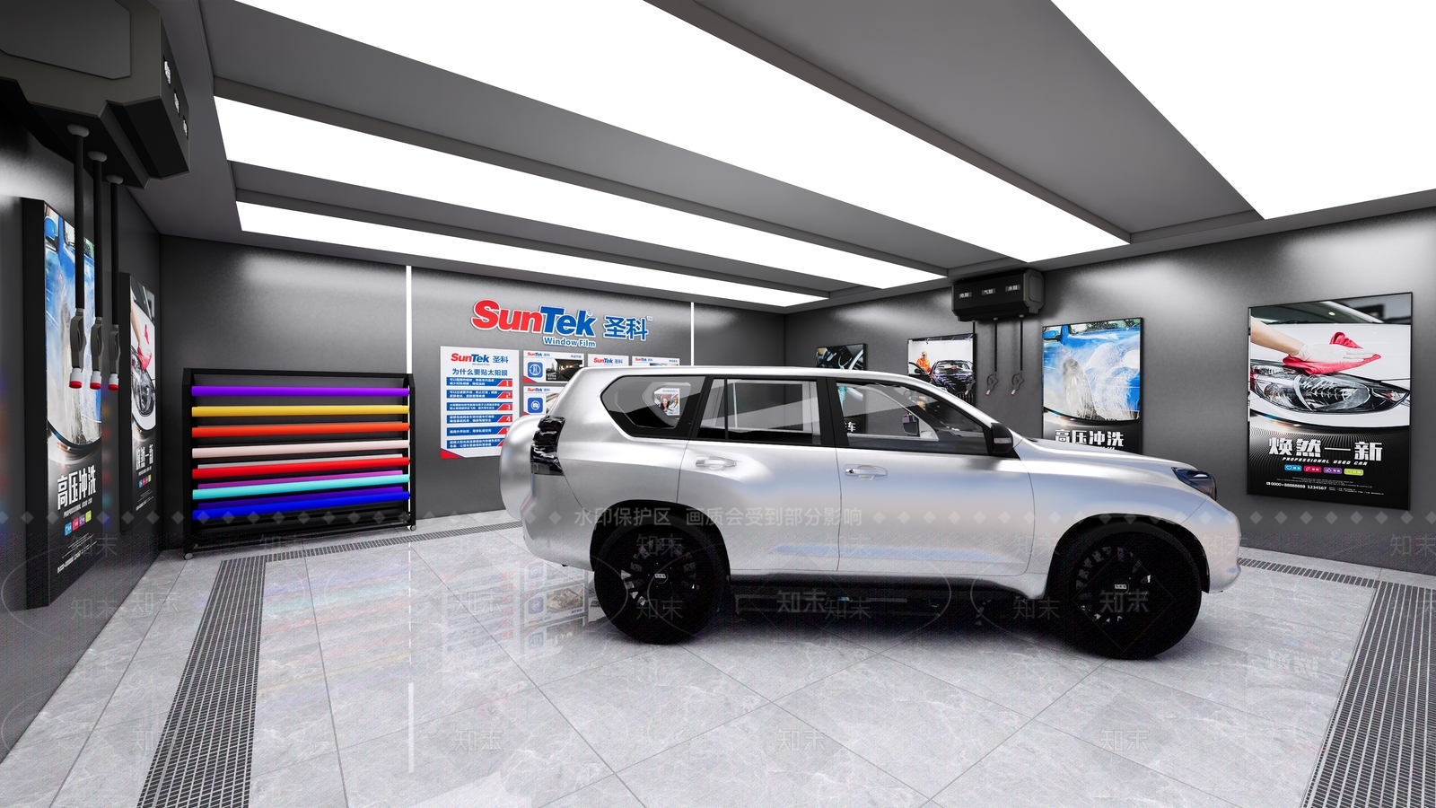 现代汽车4S店SU模型下载【ID:1187807528】
