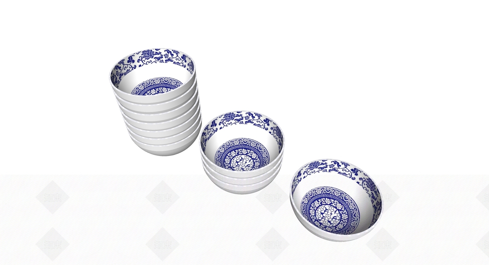 餐具SU模型下载【ID:1187809380】