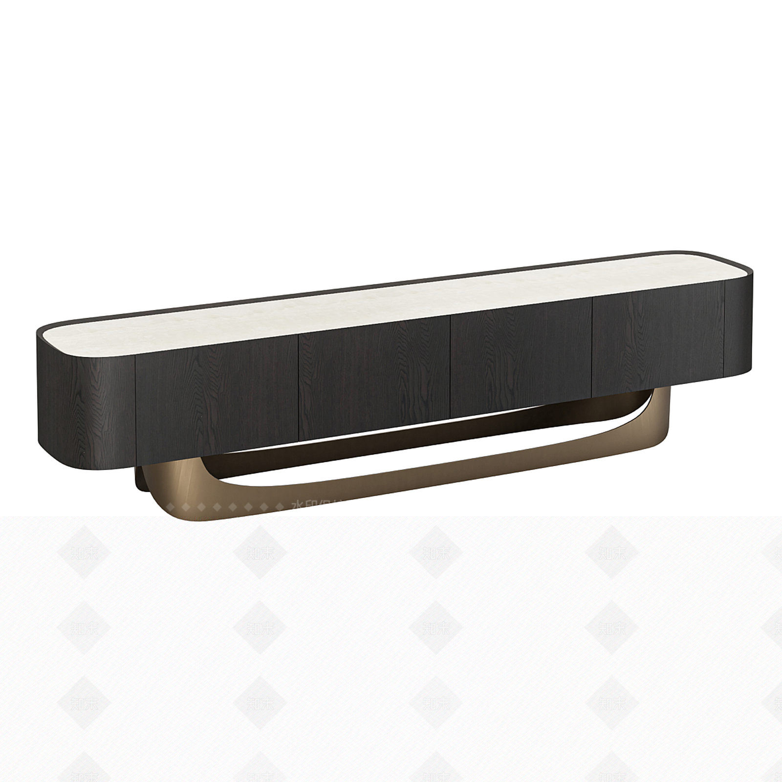 中古侘寂电视柜3D模型下载【ID:1187809859】