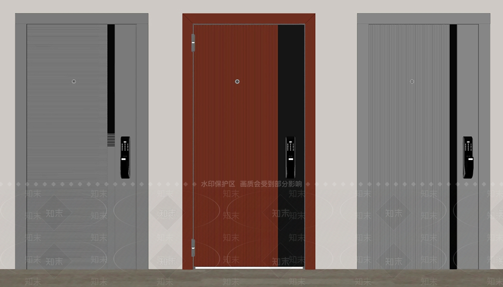 现代其他门SU模型下载【ID:1187810194】