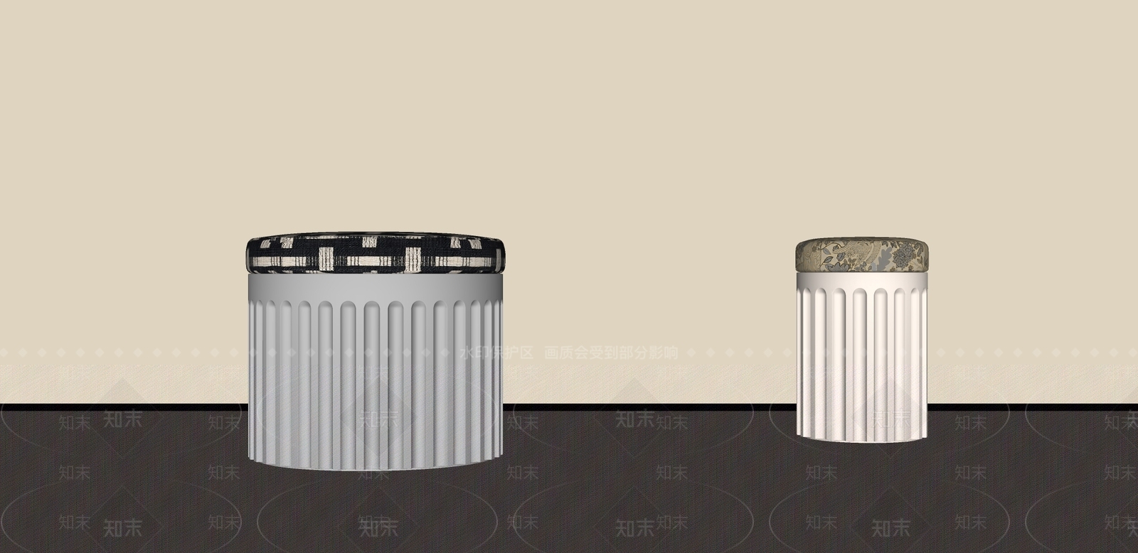 中古侘寂其他凳子SU模型下载【ID:1187813850】