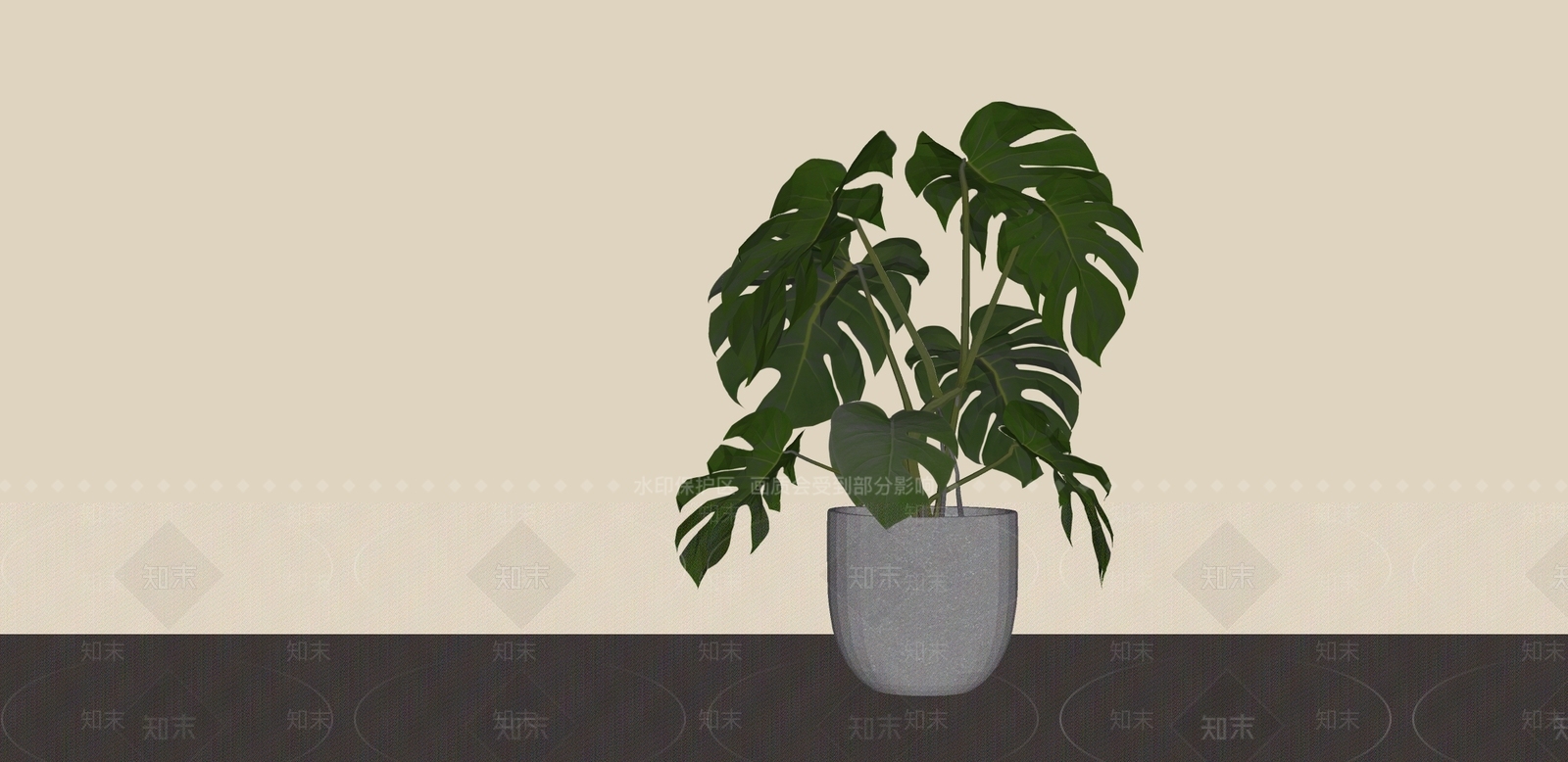 盆栽SU模型下载【ID:1187814380】