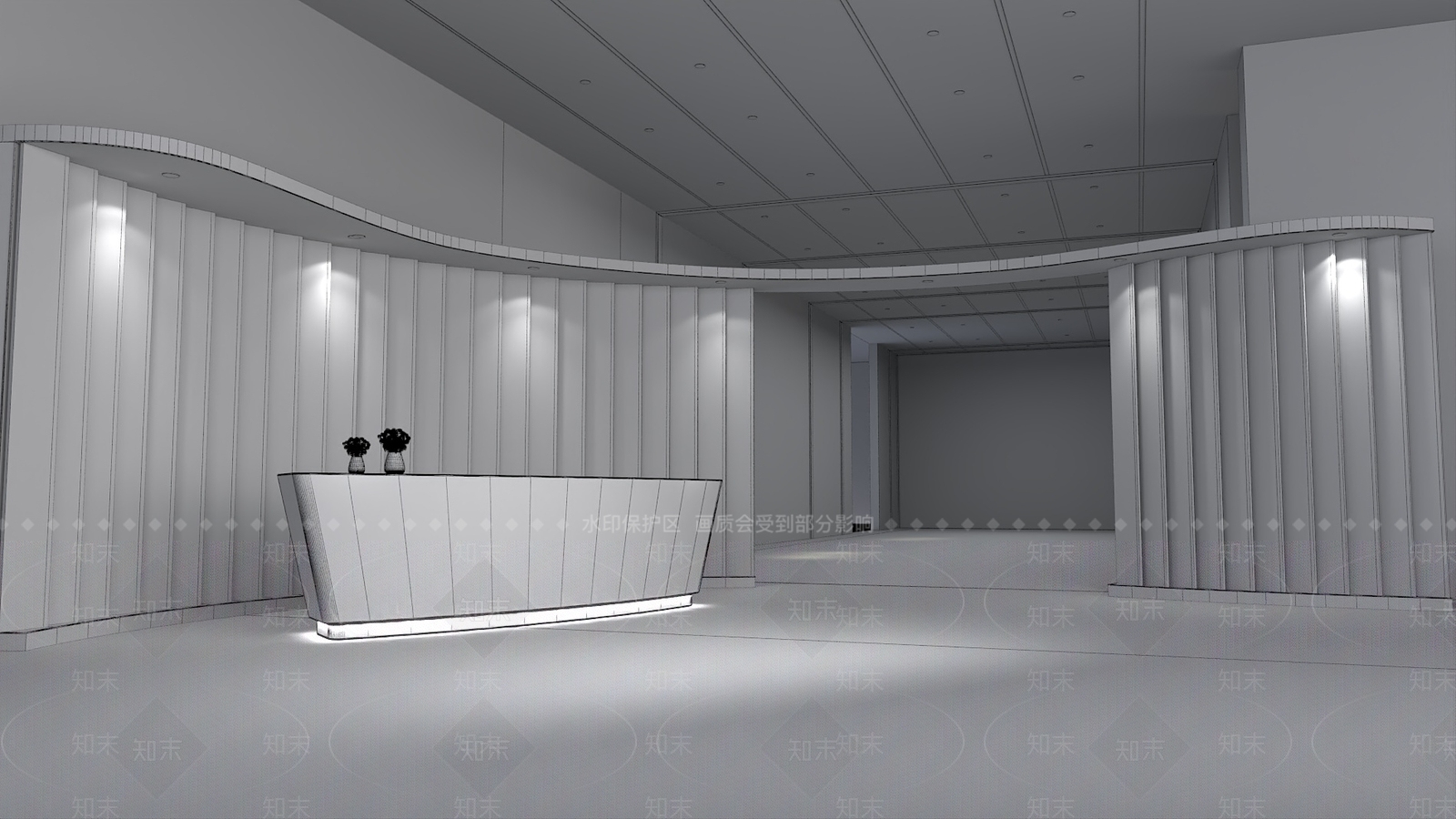 现代美陈3D模型下载【ID:1187823116】