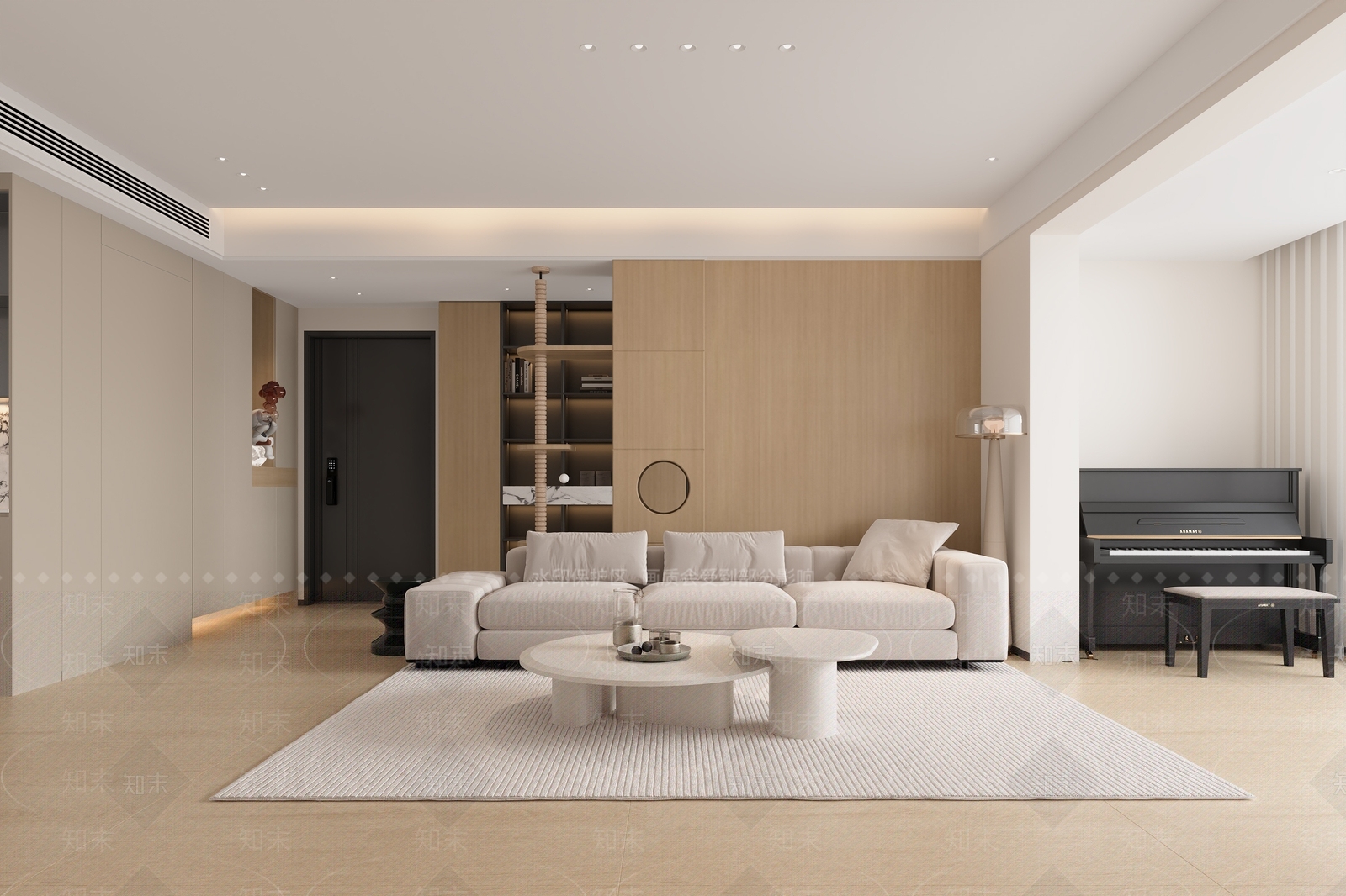 现代酒店大堂3D模型下载【ID:1215048387】