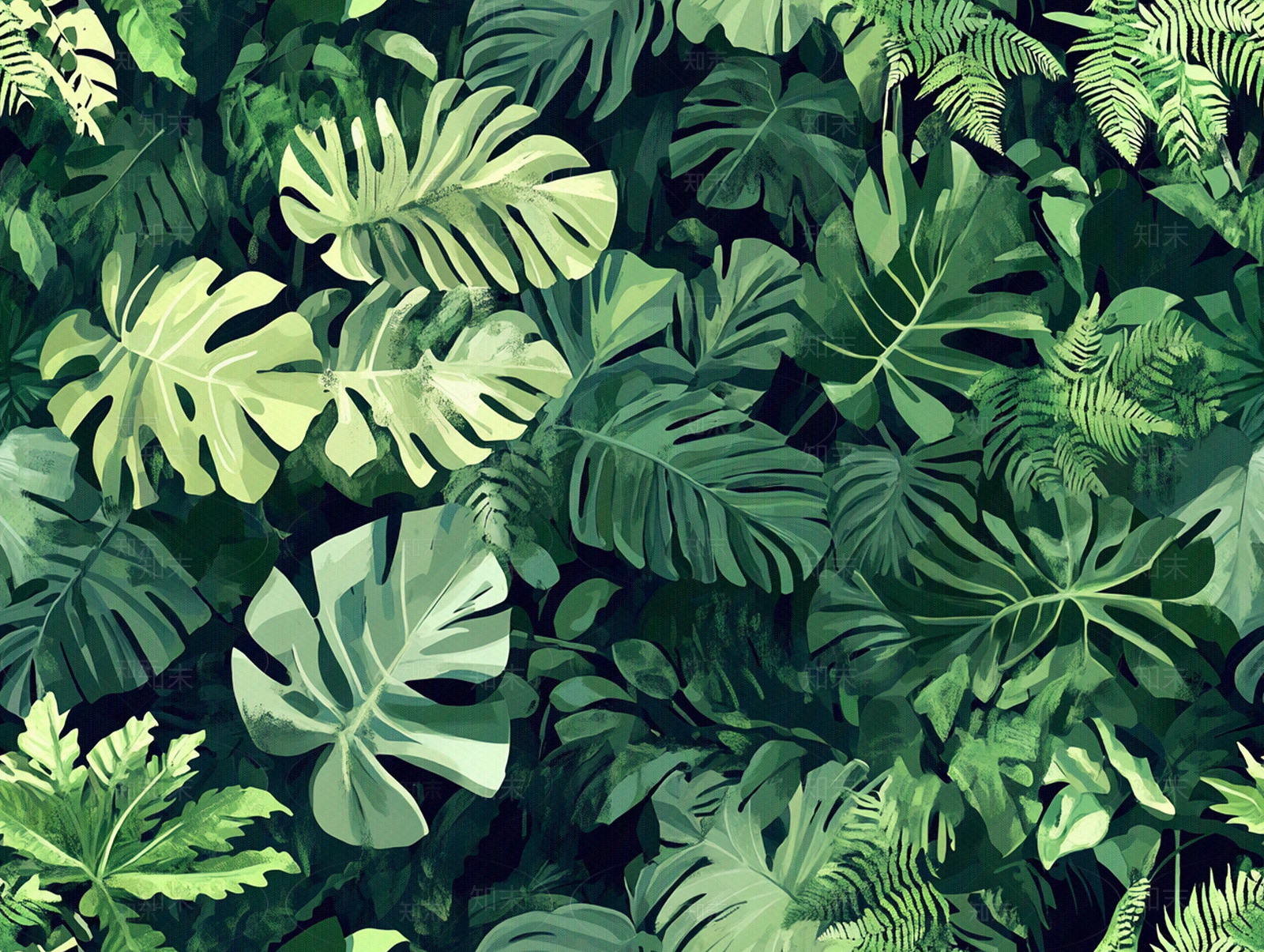 现代植物壁纸贴图下载【ID:1187826827】