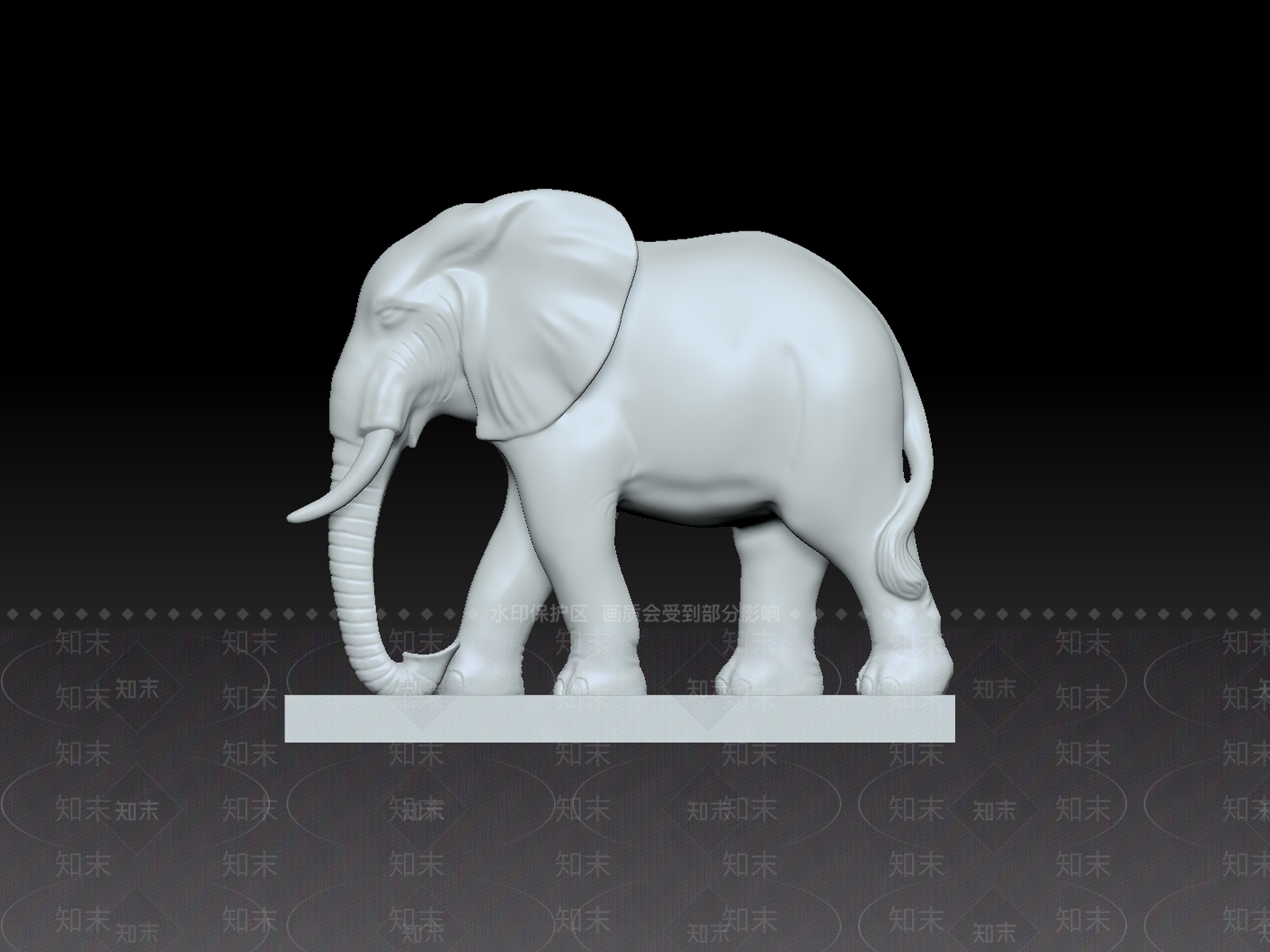 新中式现代雕塑摆件3D模型下载【ID:1187832230】