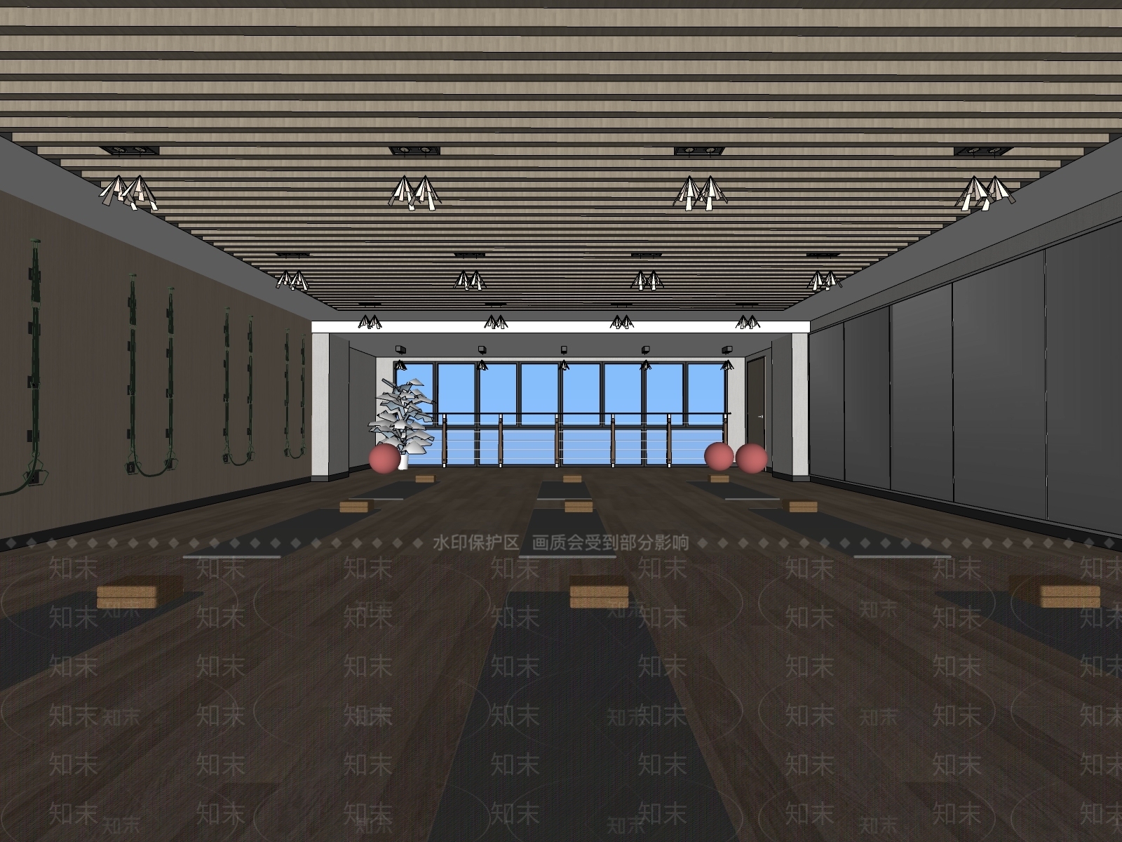 现代其他休闲娱乐空间SU模型下载【ID:1187832521】