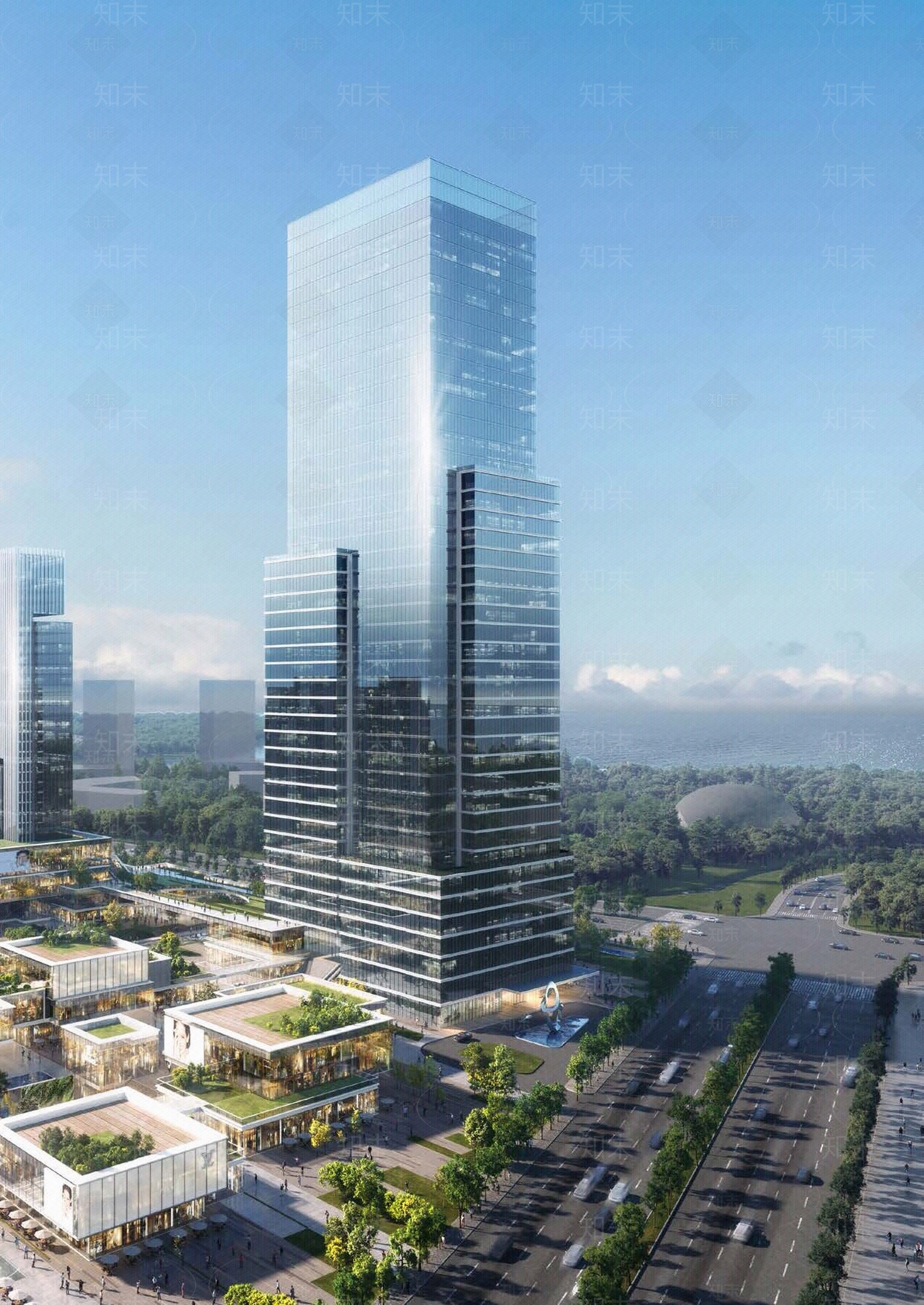 现代玻璃幕墙贴图下载【ID:1187833130】