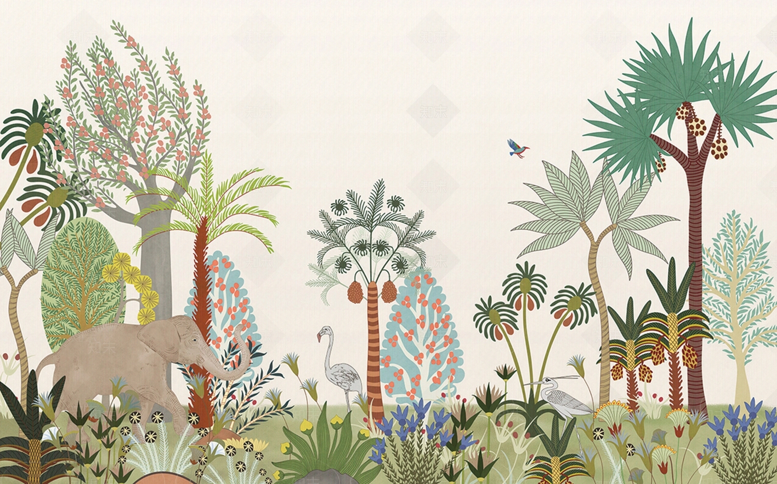 现代法式其它墙面贴图下载【ID:1187834599】