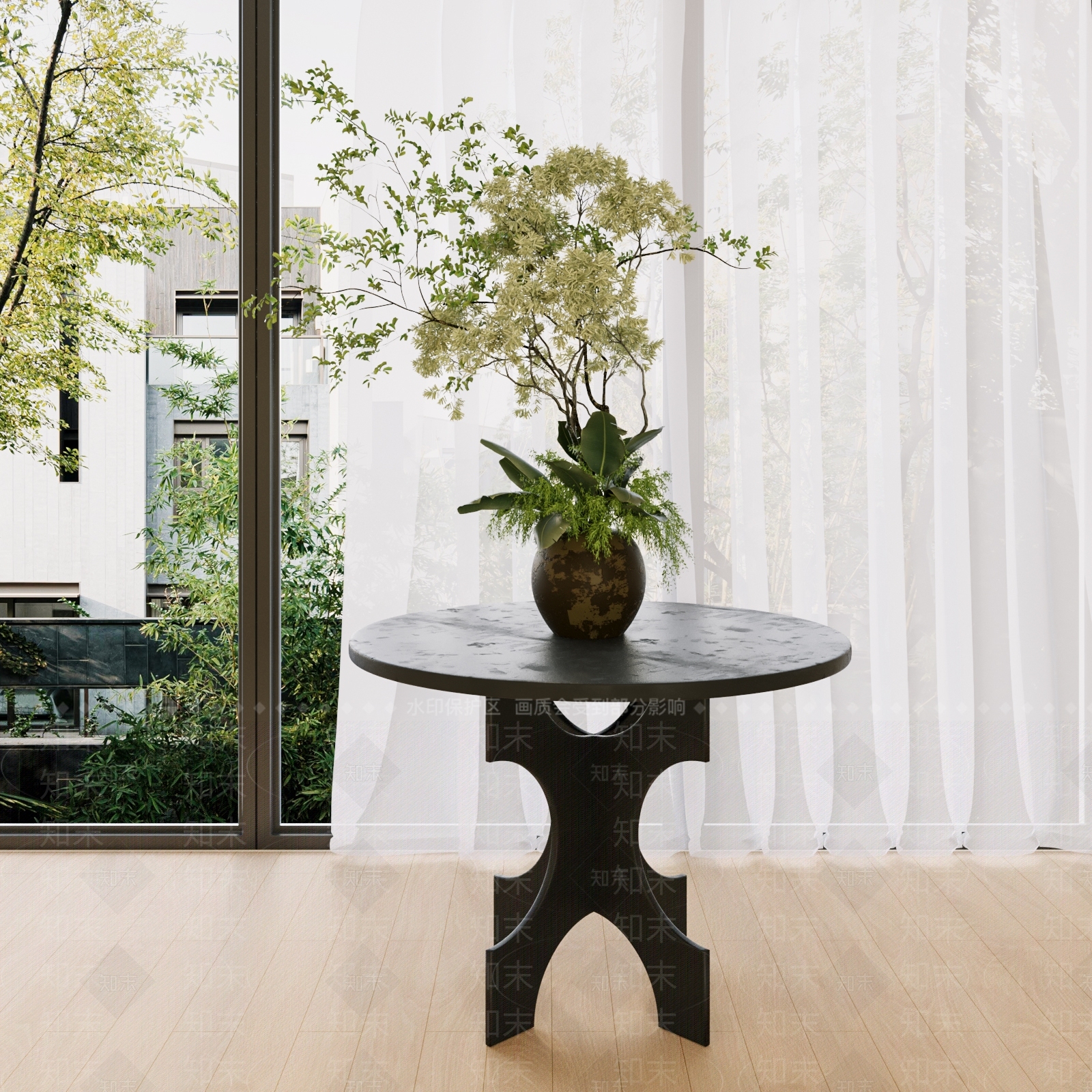 法式复古餐桌3D模型下载【ID:1187843251】