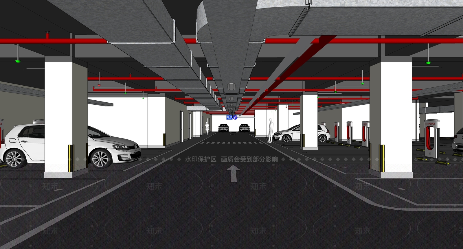现代其他公共空间SU模型下载【ID:1216039466】