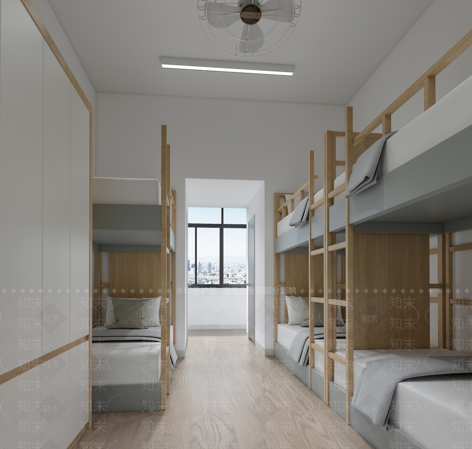 现代宿舍SU模型下载【ID:1187846112】