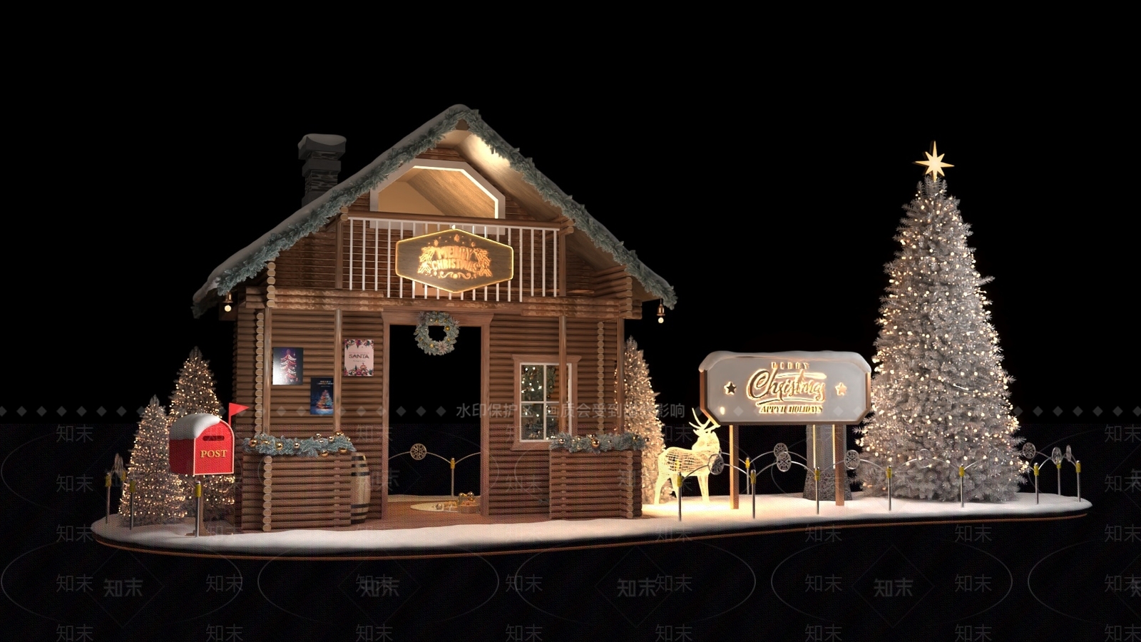 欧式美陈3D模型下载【ID:1187847914】