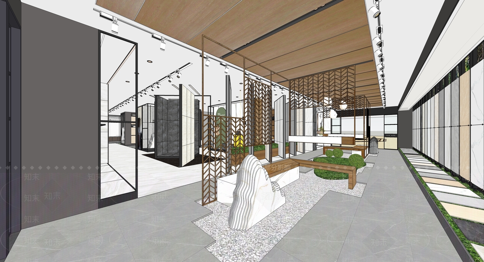 现代简约其他店铺SU模型下载【ID:1187857004】