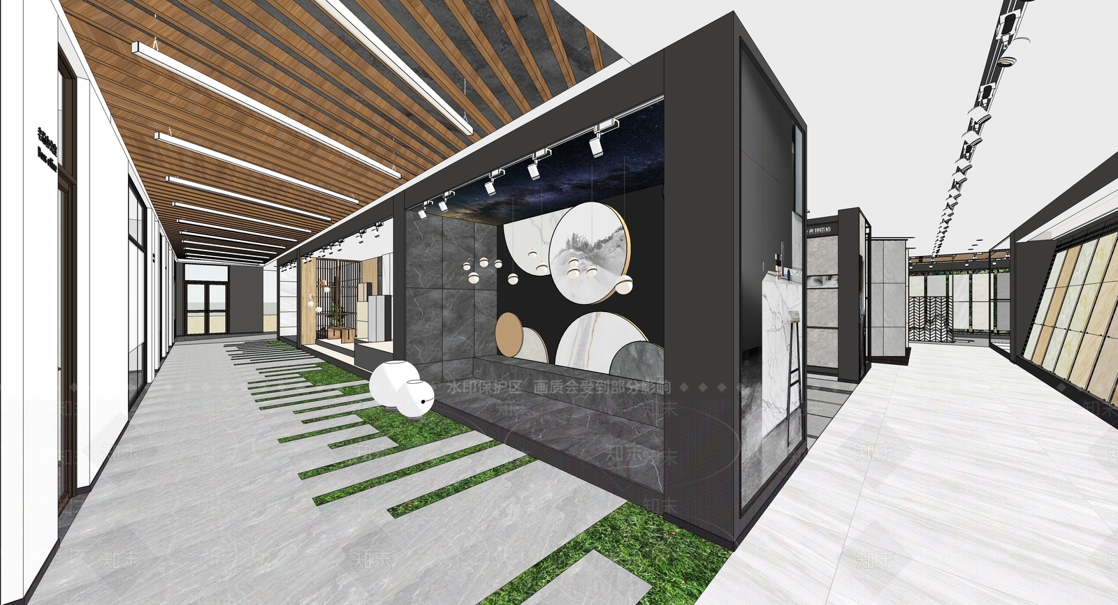 现代简约其他店铺SU模型下载【ID:1187857004】