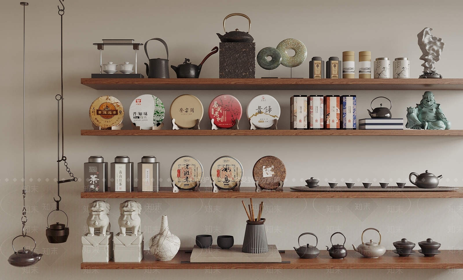 茶具SU模型下载【ID:1187860654】