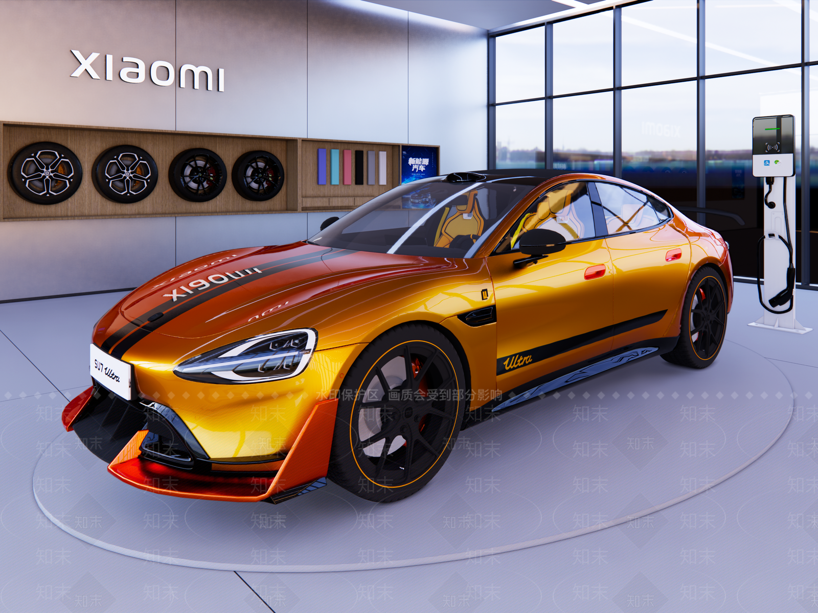 现代汽车4S店SU模型下载【ID:1187867320】