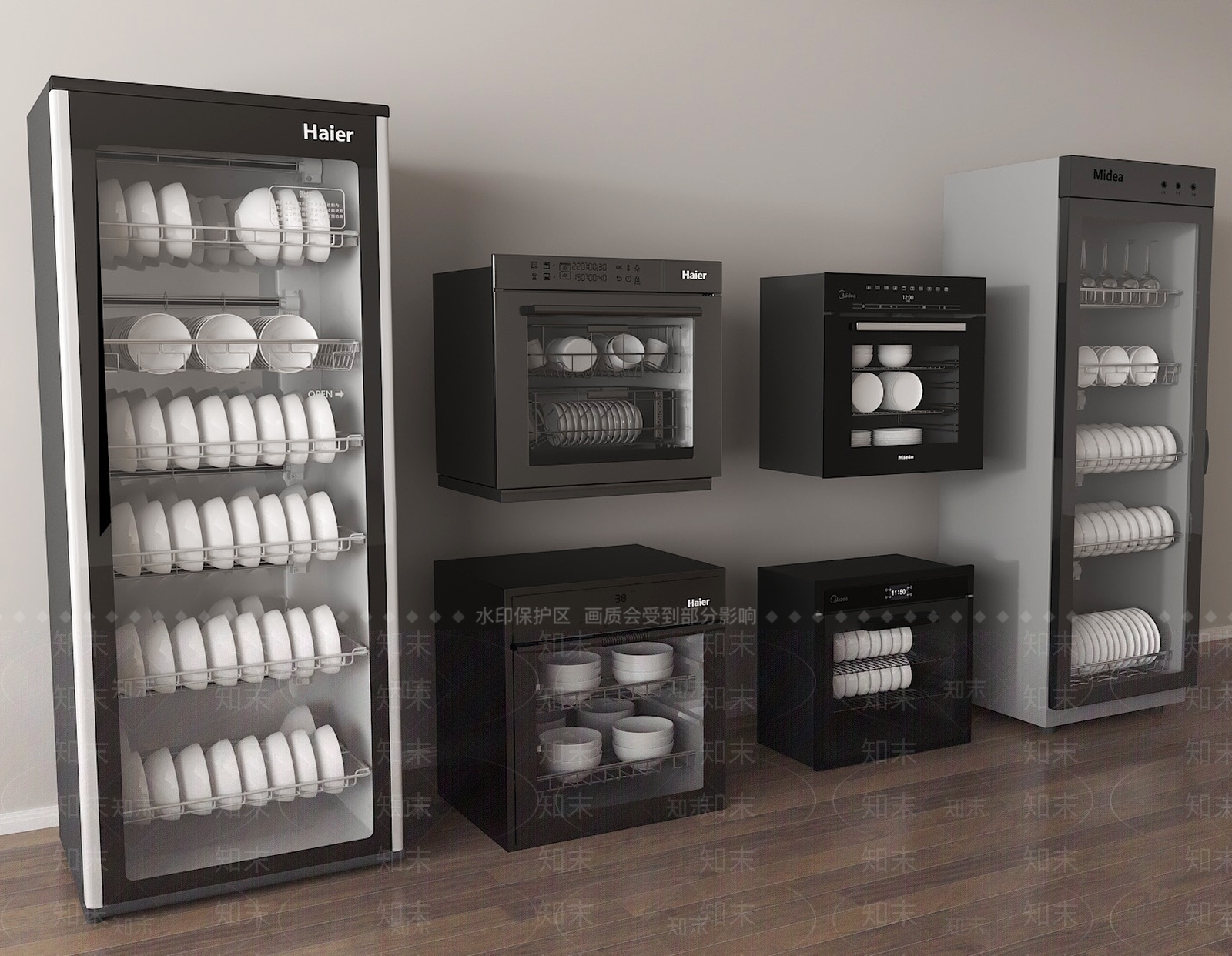 厨房用品3D模型下载【ID:1187873738】