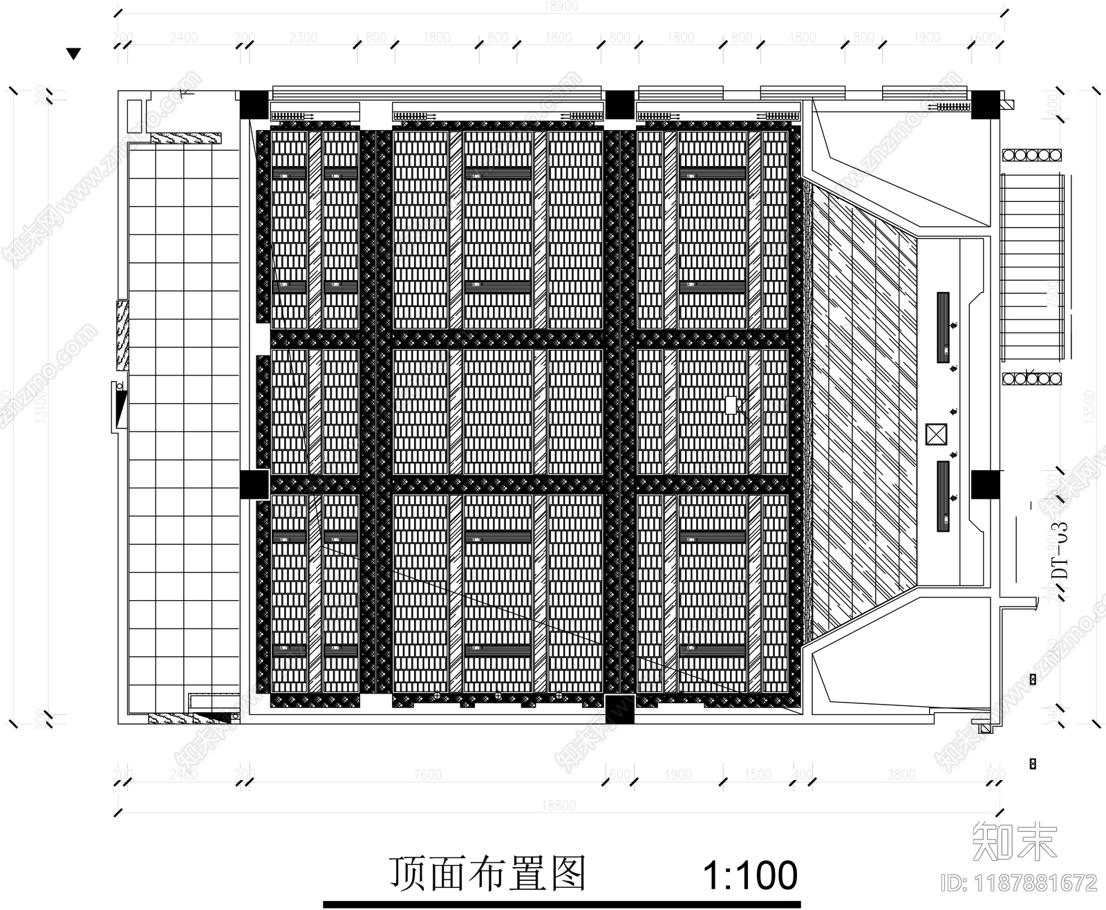 现代其他教育空间cad施工图下载【ID:1187881672】
