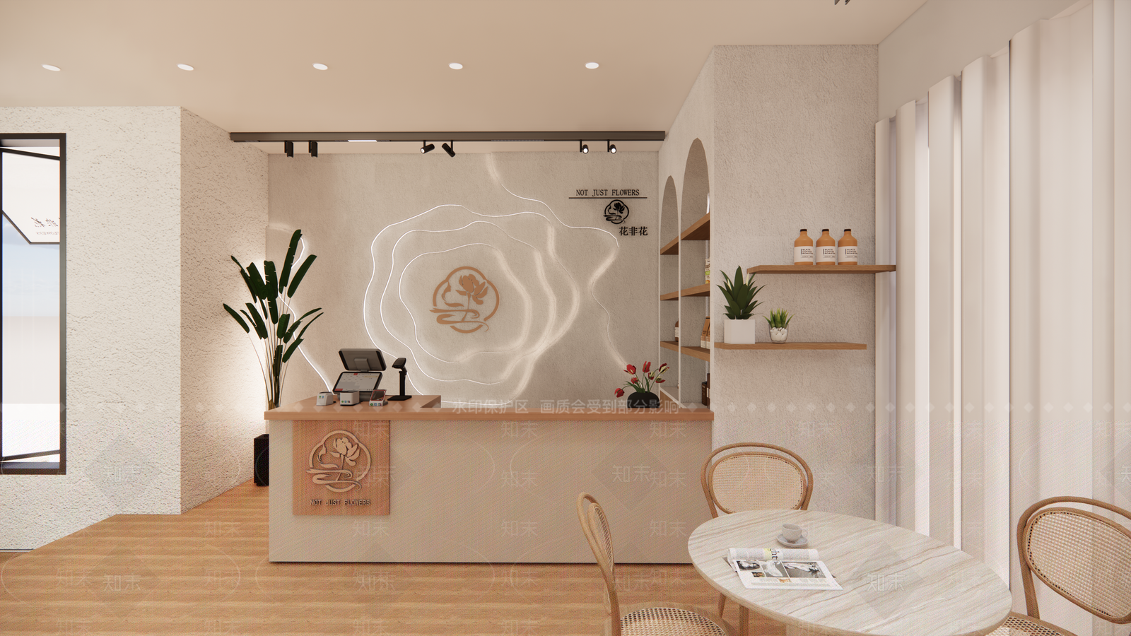 现代花店SU模型下载【ID:1187883371】