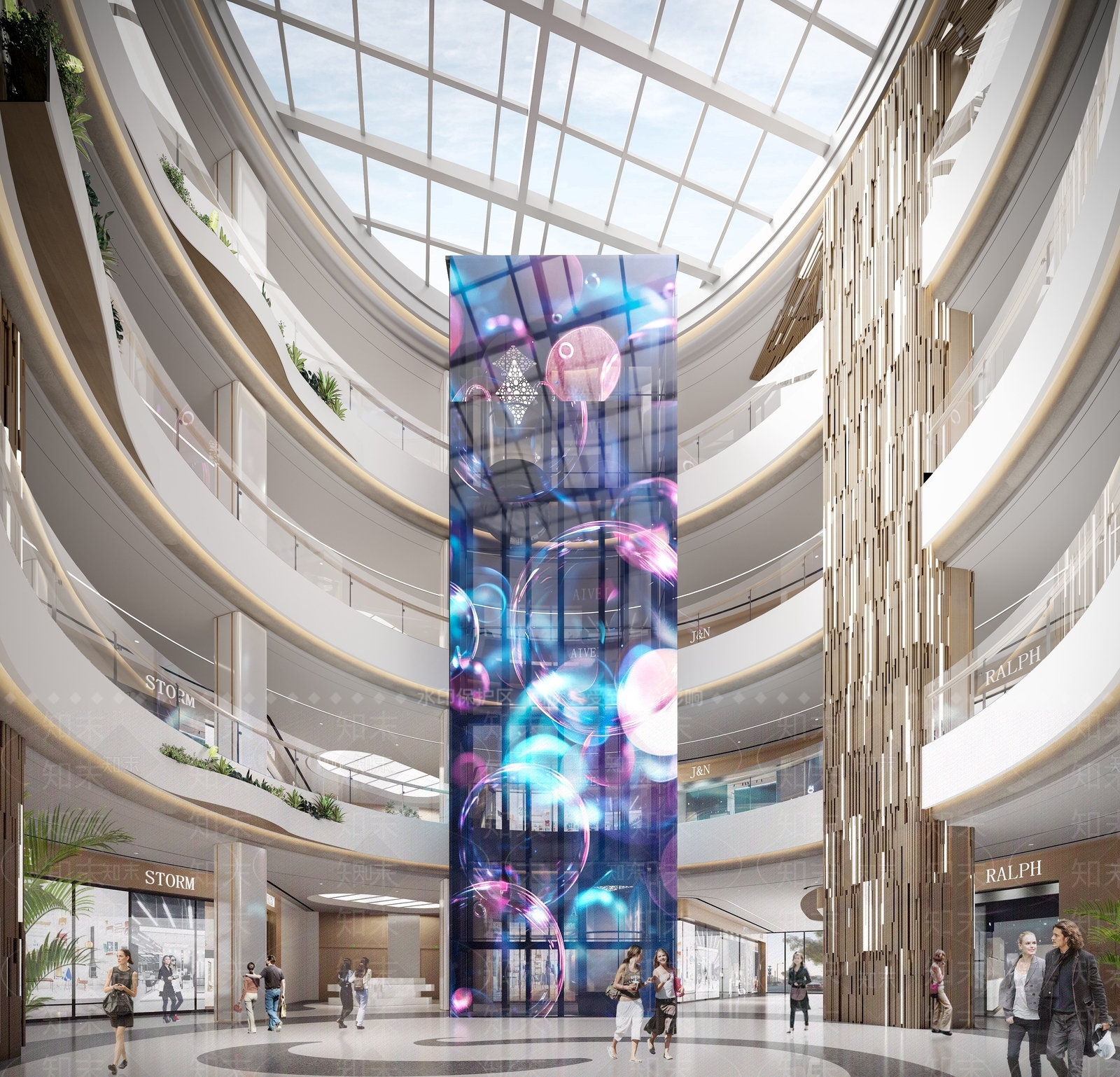 现代商场3D模型下载【ID:1187888844】